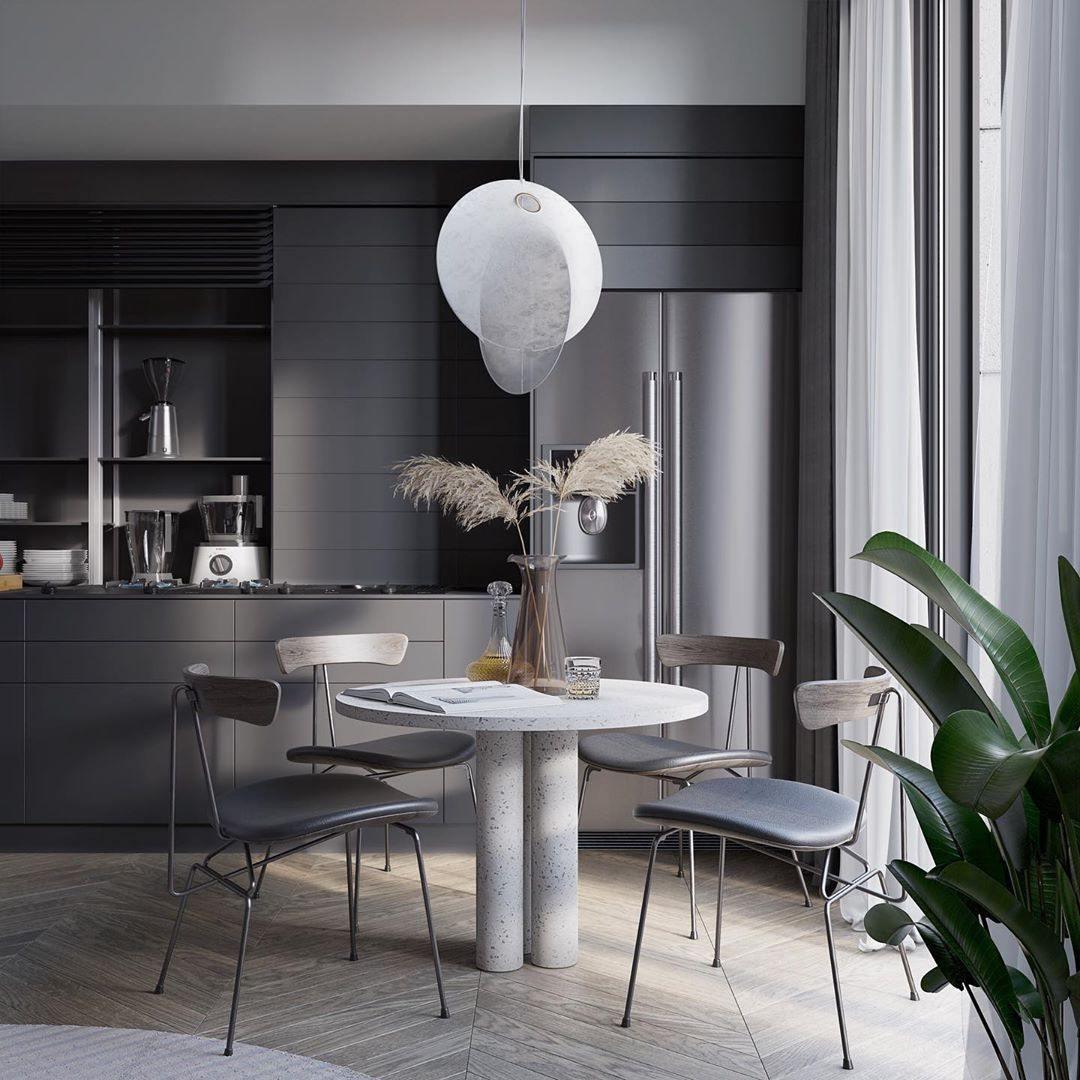 Teveno Steel Artistic Pendant Lamp-Neutral Decor