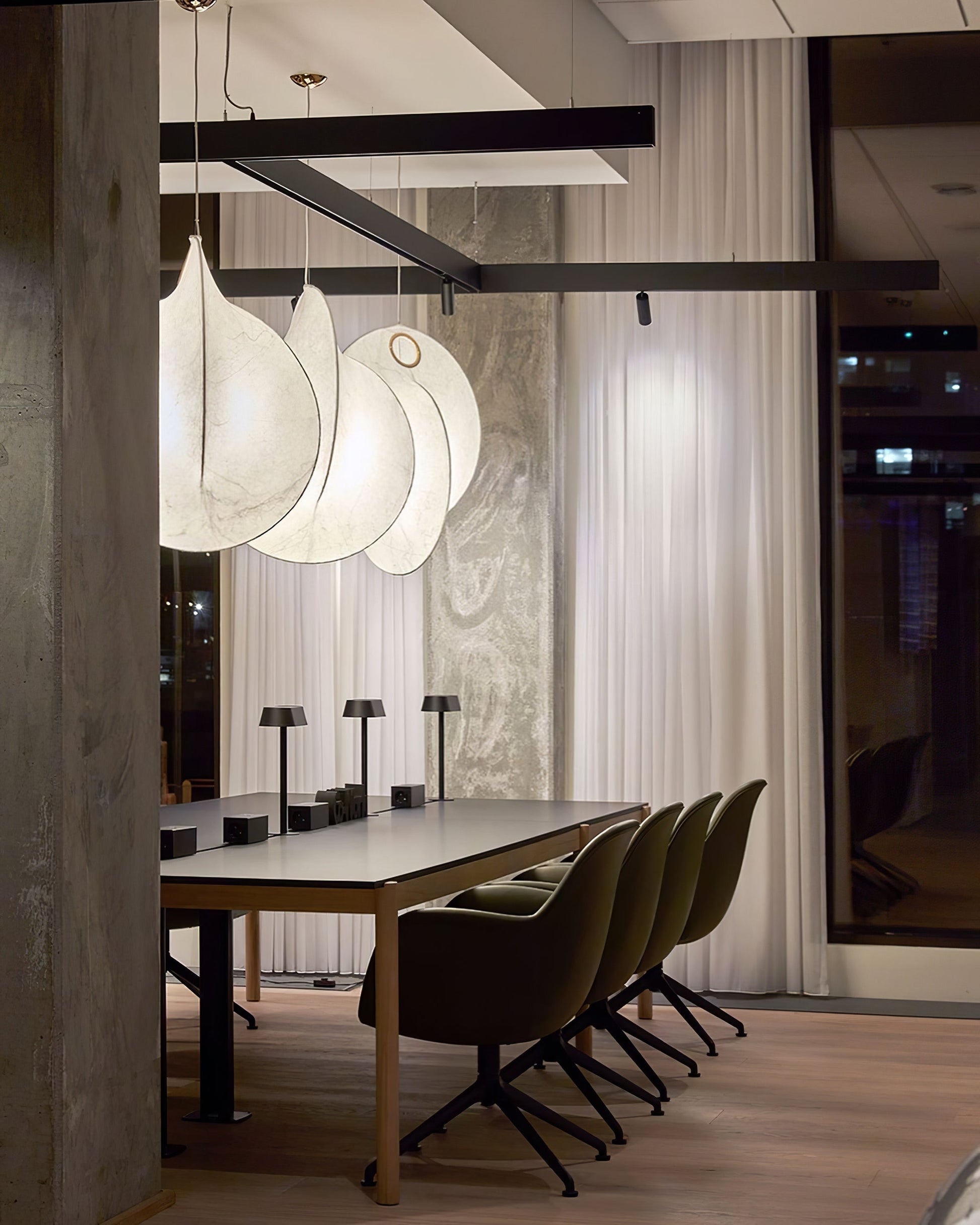 Teveno Steel Artistic Pendant Lamp-Neutral Decor