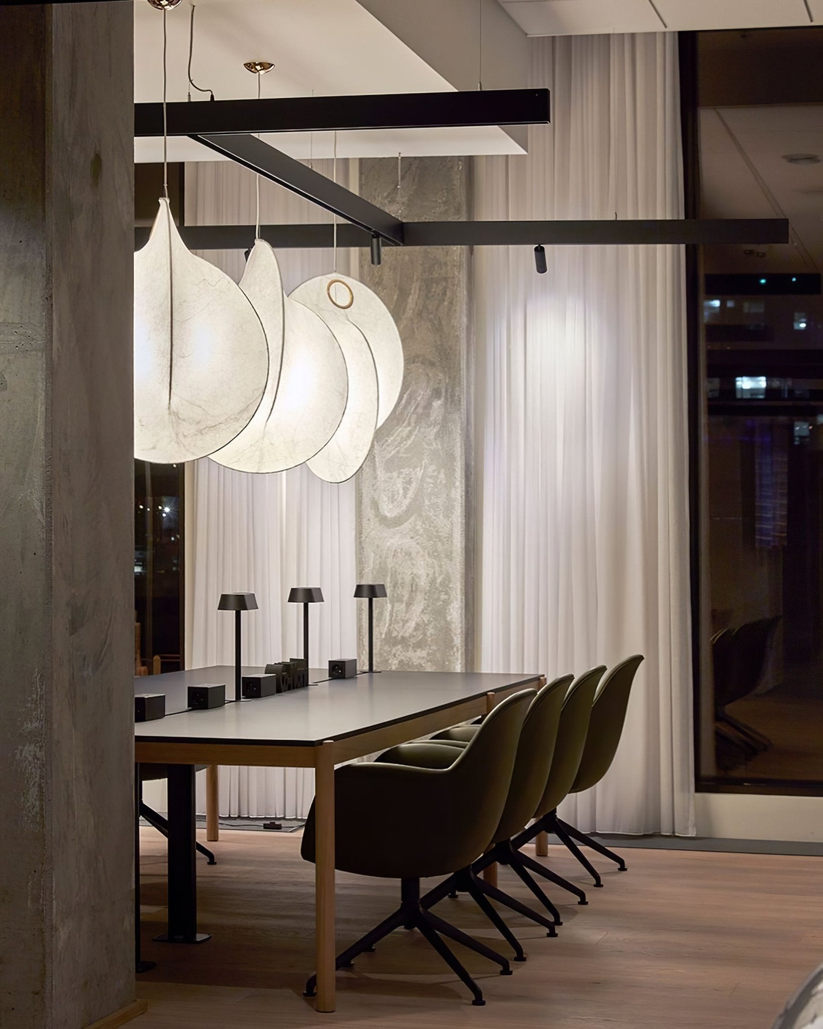 Teveno Steel Artistic Pendant Lamp-Neutral Decor