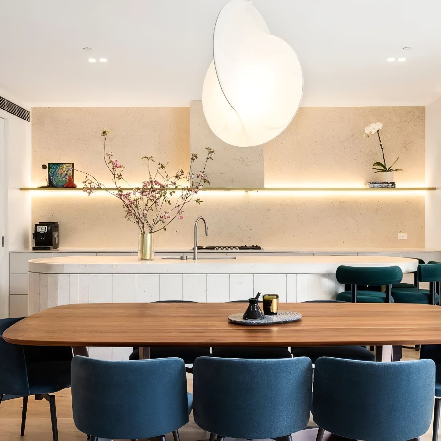 Teveno Steel Artistic Pendant Lamp-Neutral Decor