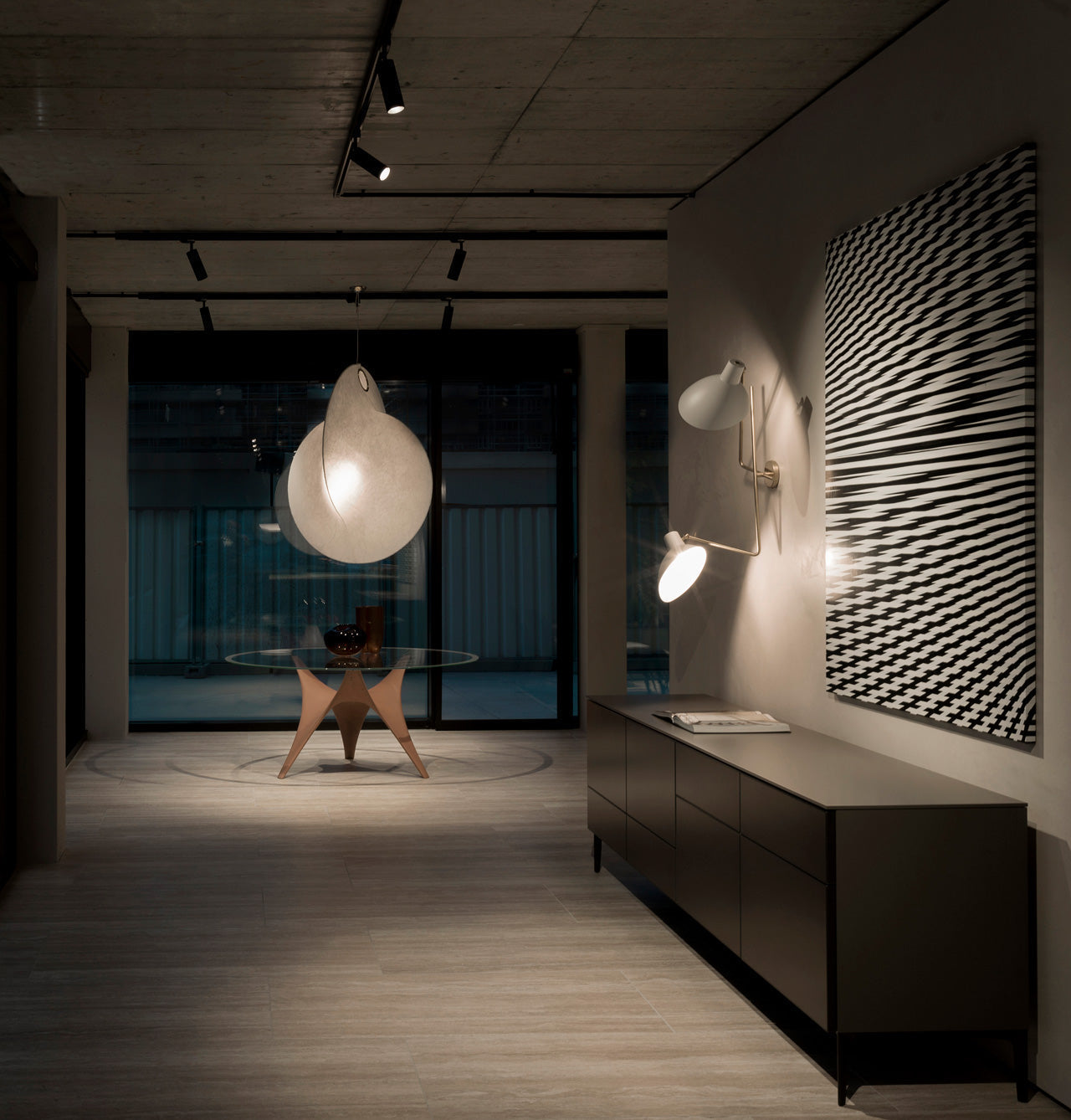 Teveno Steel Artistic Pendant Lamp-Neutral Decor