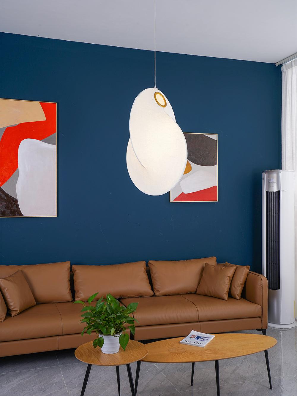 Teveno Steel Artistic Pendant Lamp-Neutral Decor