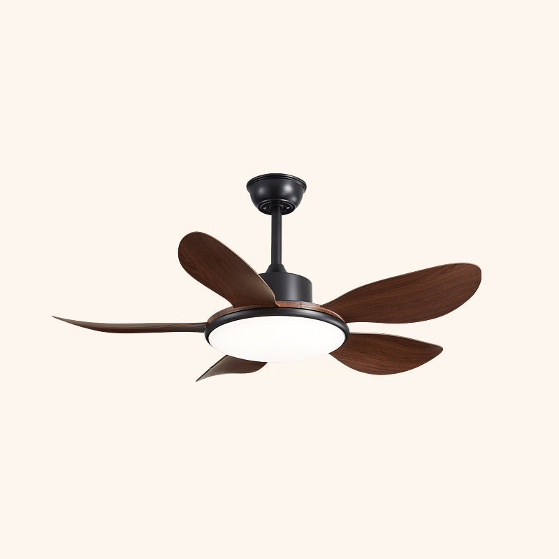 Diagram illustrating the dimensions of the Ovlaim ceiling fan.