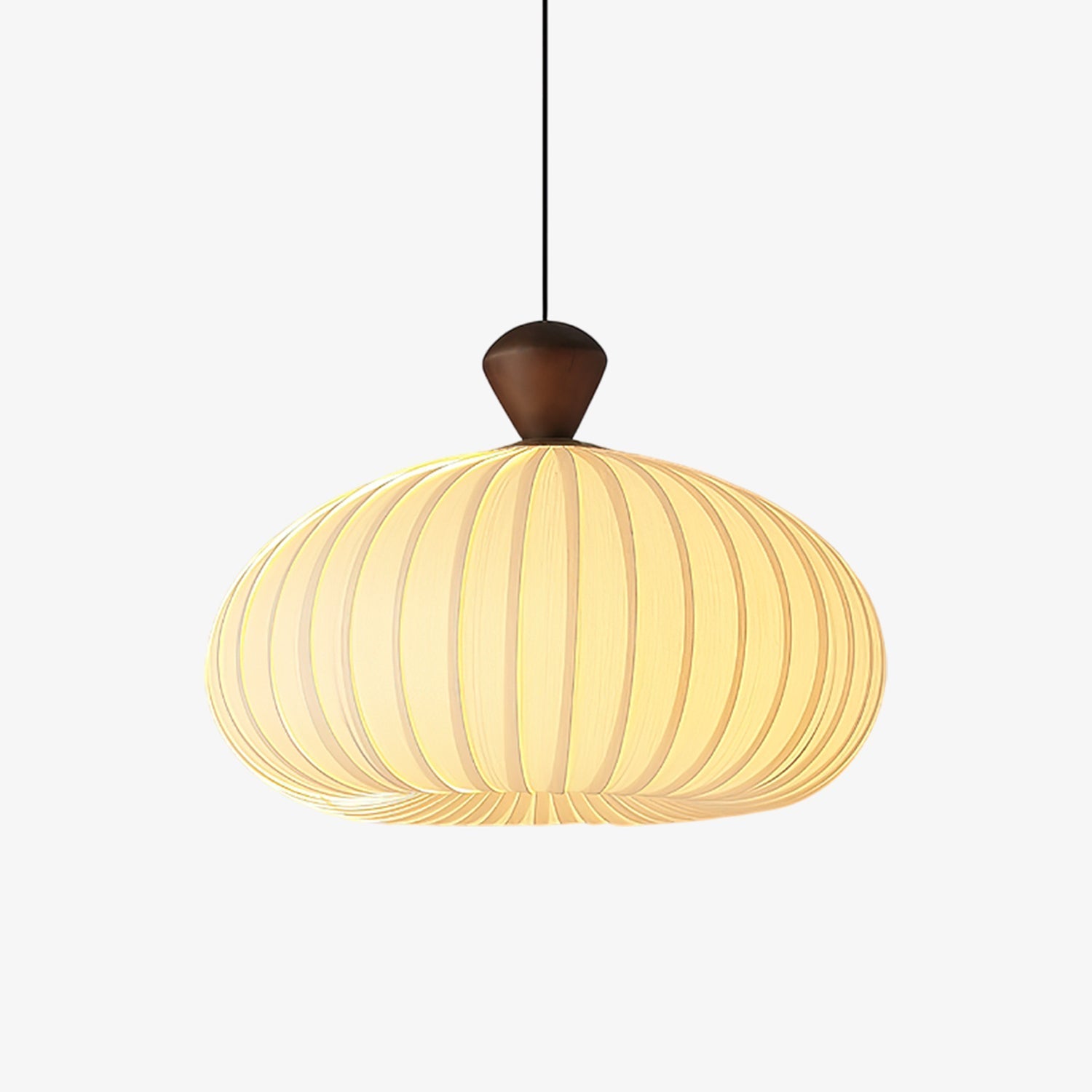 Evaryn Pleated Pendant Light-Neutral Decor