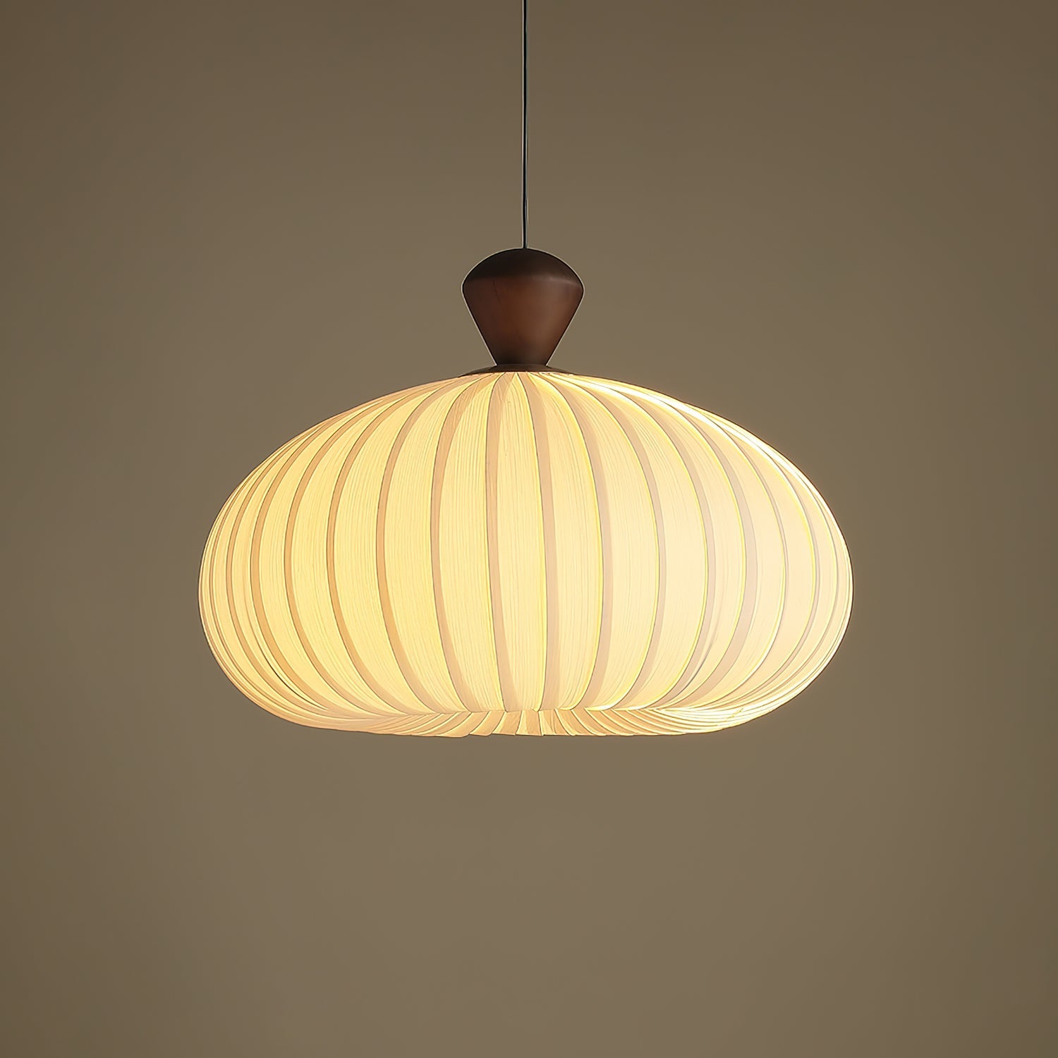 Evaryn Pleated Pendant Light-Neutral Decor