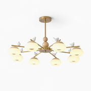 Lustra Chandelier Brass Bird Ozawa Elegant-Neutral Decor
