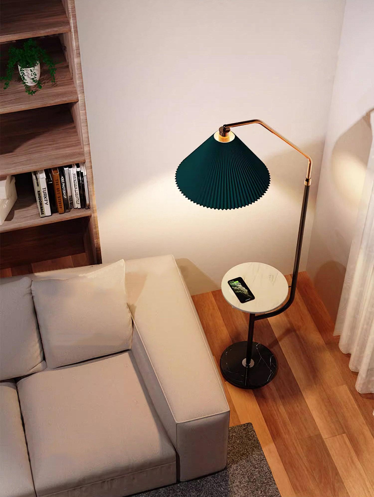 Nexc Marble Wood Floor Lamp-Neutral Decor