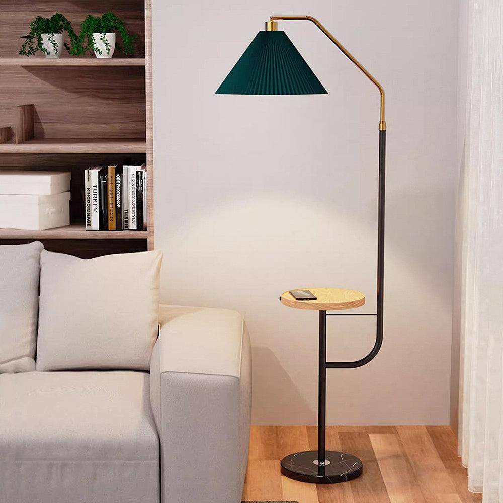 Nexc Marble Wood Floor Lamp-Neutral Decor