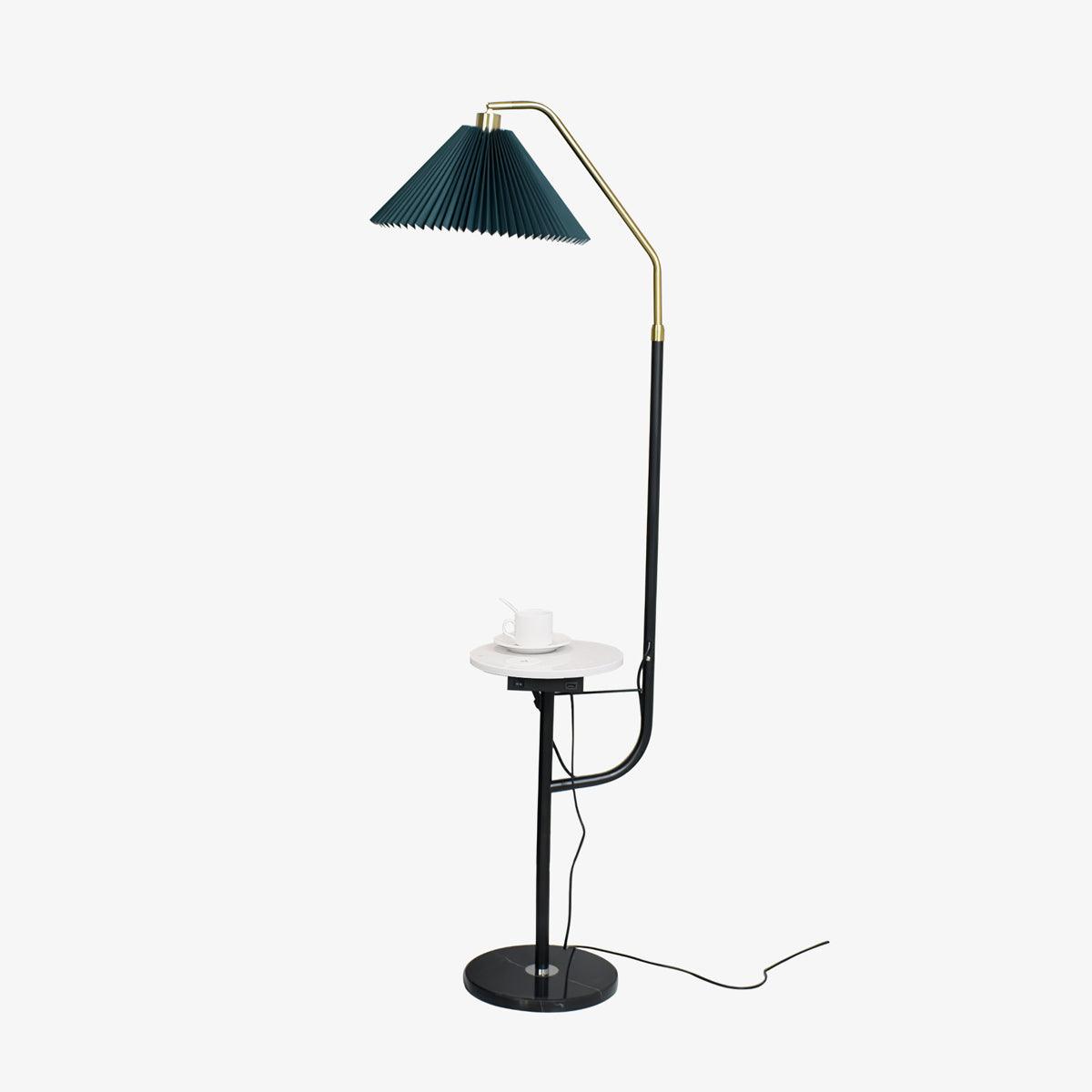 Nexc Marble Wood Floor Lamp-Neutral Decor