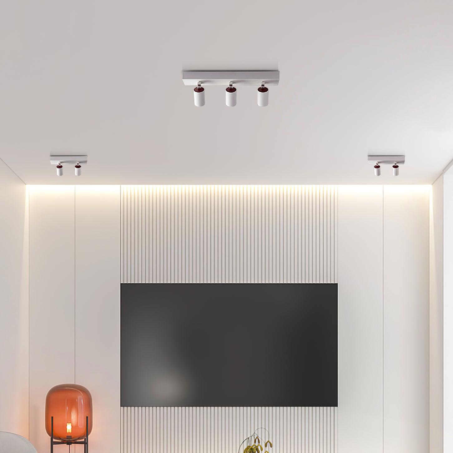 Falis Ceiling Lamp POG Double Linear Adjustable Spots-Neutral Decor