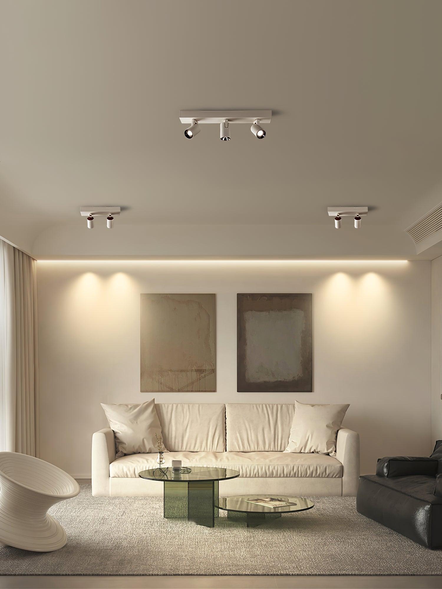 Falis Ceiling Lamp POG Double Linear Adjustable Spots-Neutral Decor