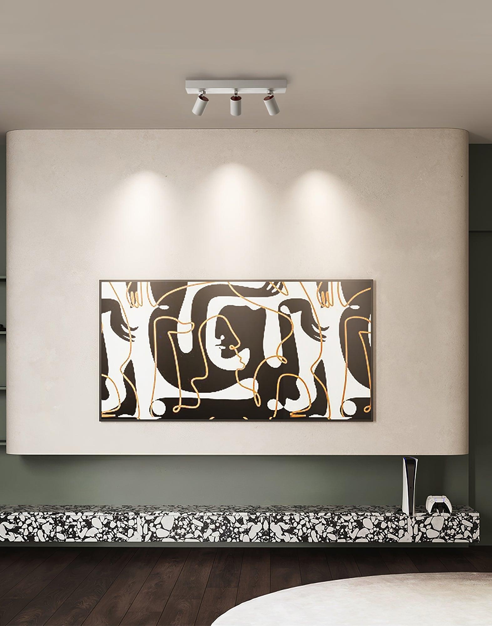 Falis Ceiling Lamp POG Double Linear Adjustable Spots-Neutral Decor