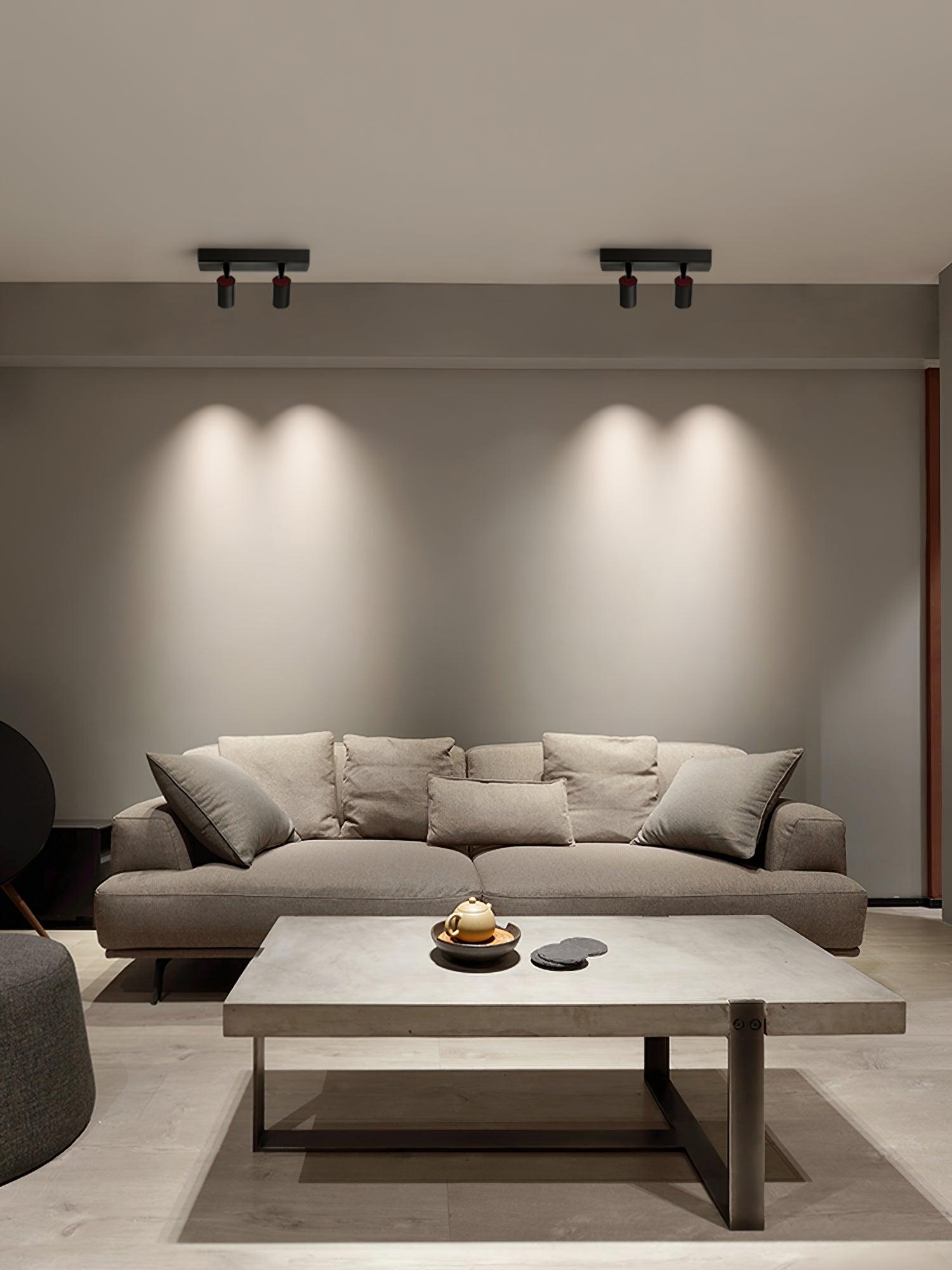 Falis Ceiling Lamp POG Double Linear Adjustable Spots-Neutral Decor