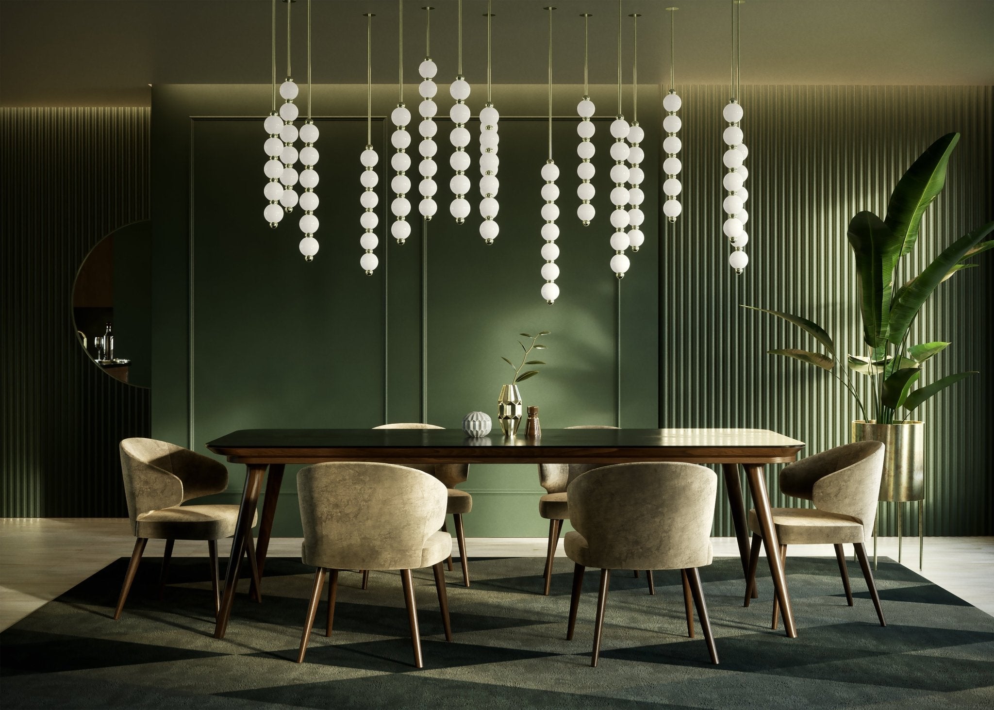 Pearl Drop Customize Chandelier-Neutral Decor