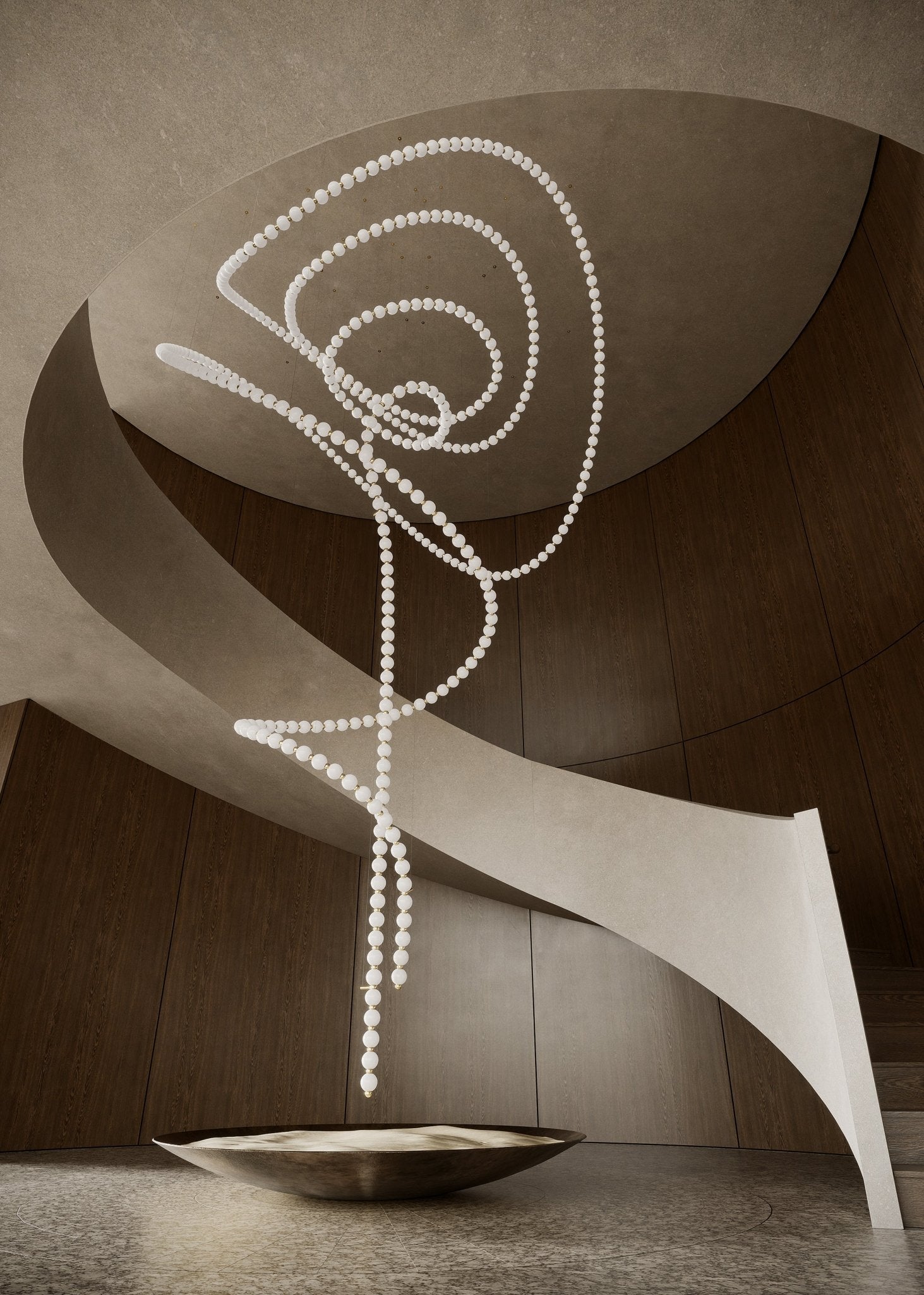 Pearl Drop Customize Chandelier-Neutral Decor