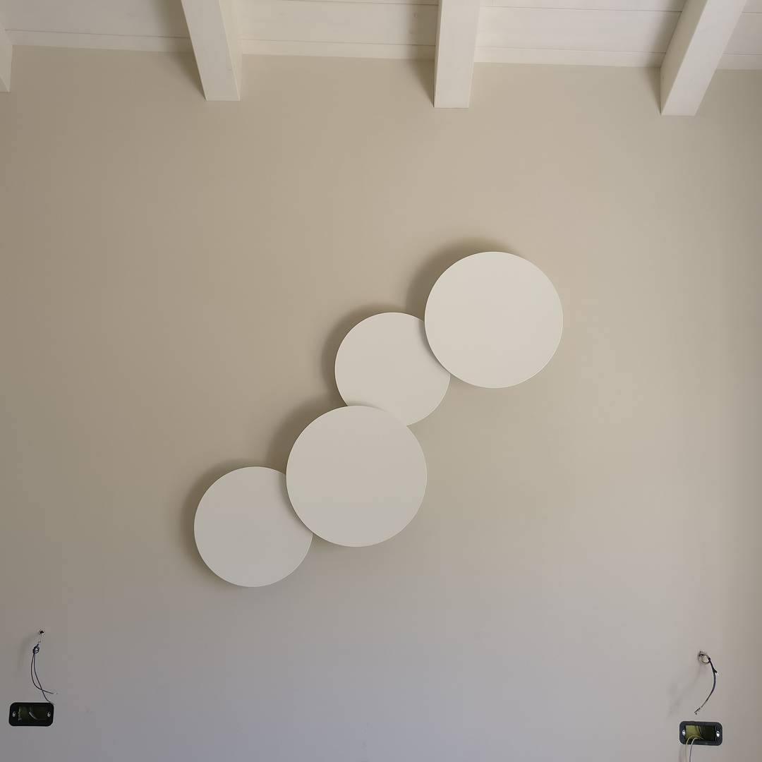 Arelis Geometric Disc Wall Lamp-Neutral Decor