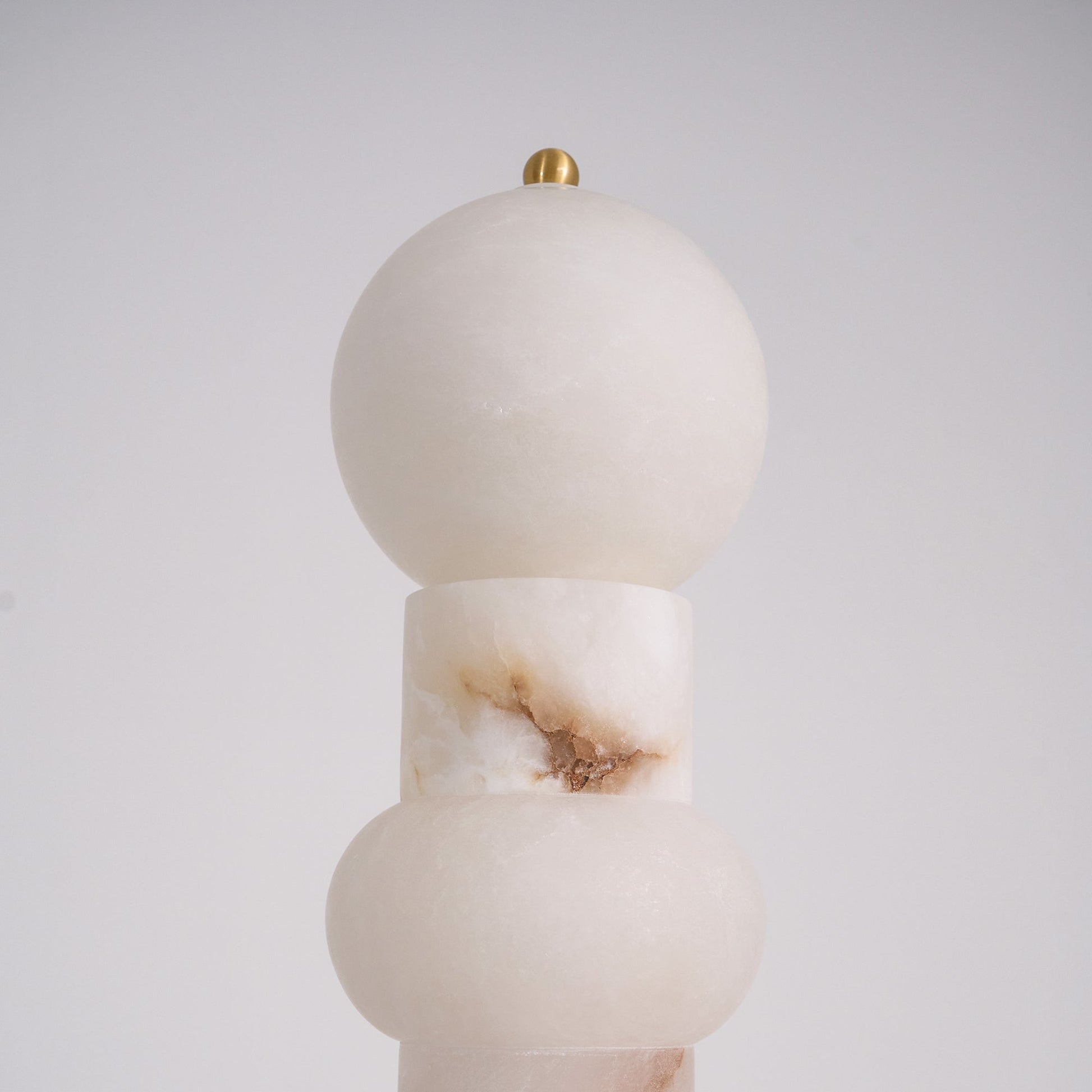 Nostix Alabaster Floor Lamp-Neutral Decor