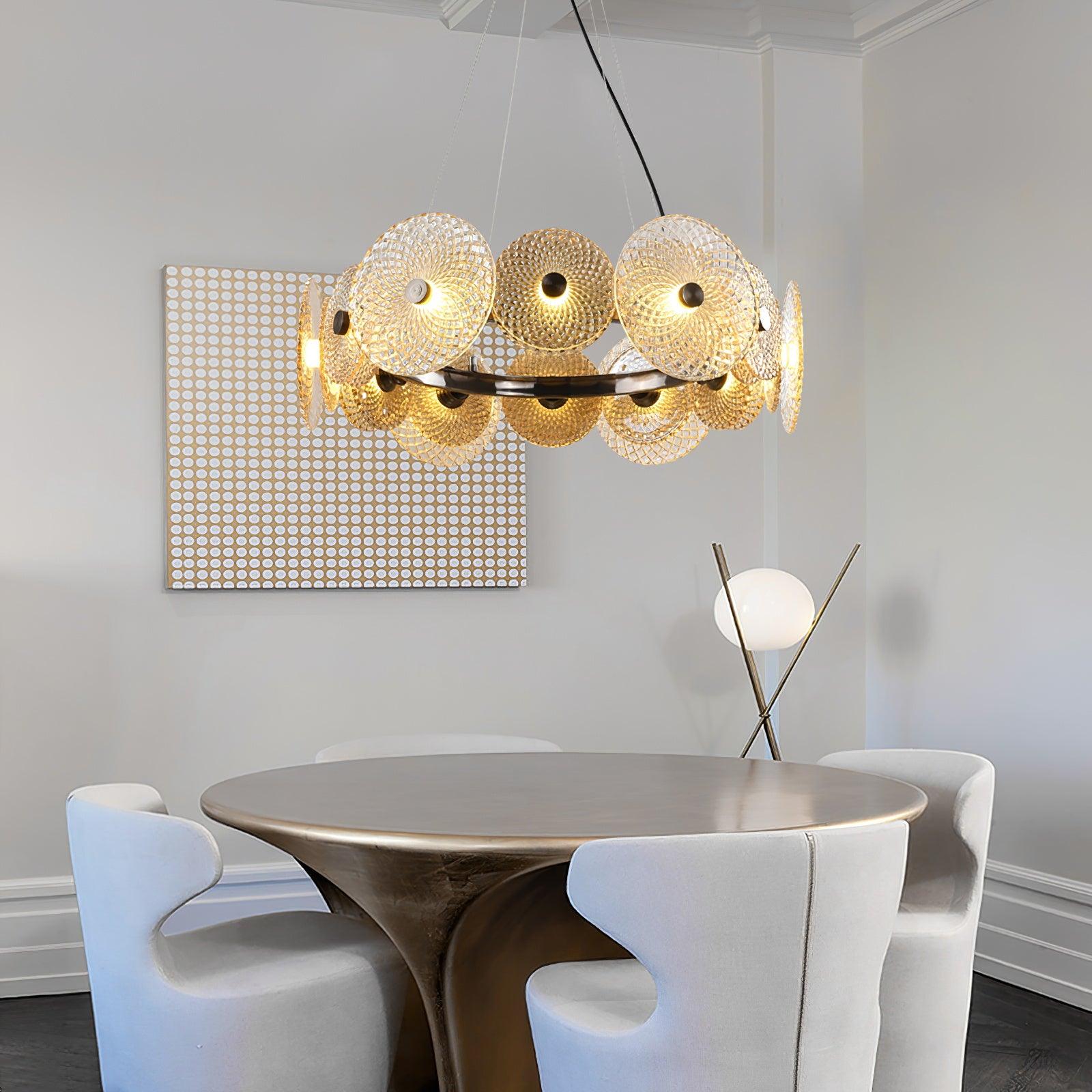 Zeveleth Postmodern Luxury Art Crystal Chandelier-Neutral Decor