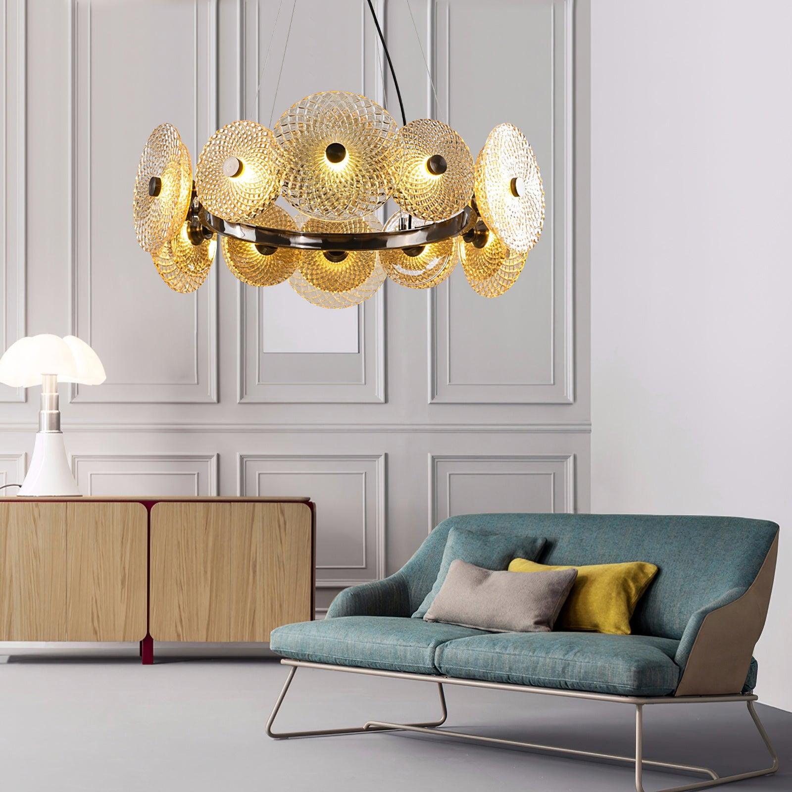 Zeveleth Postmodern Luxury Art Crystal Chandelier-Neutral Decor