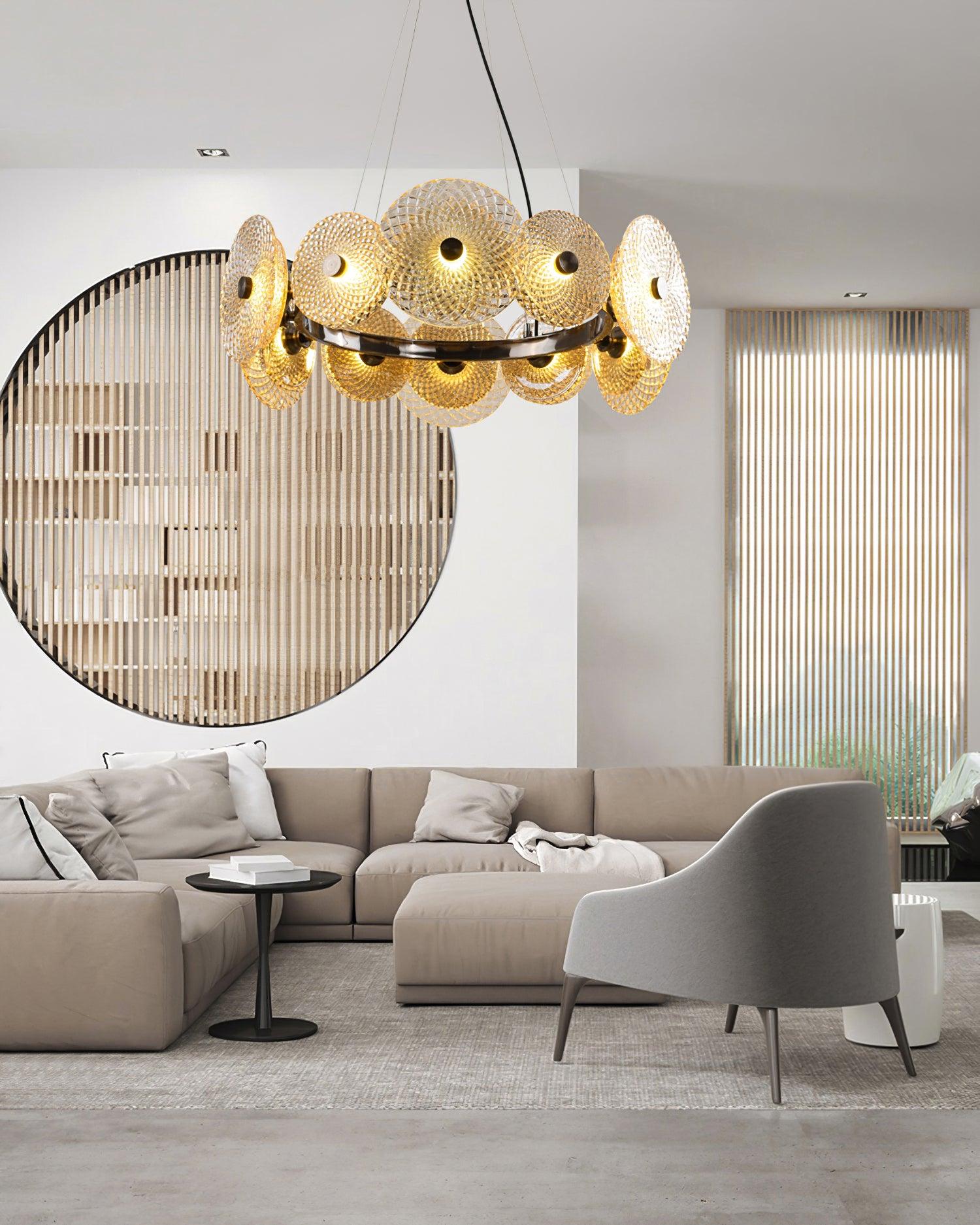 Zeveleth Postmodern Luxury Art Crystal Chandelier-Neutral Decor