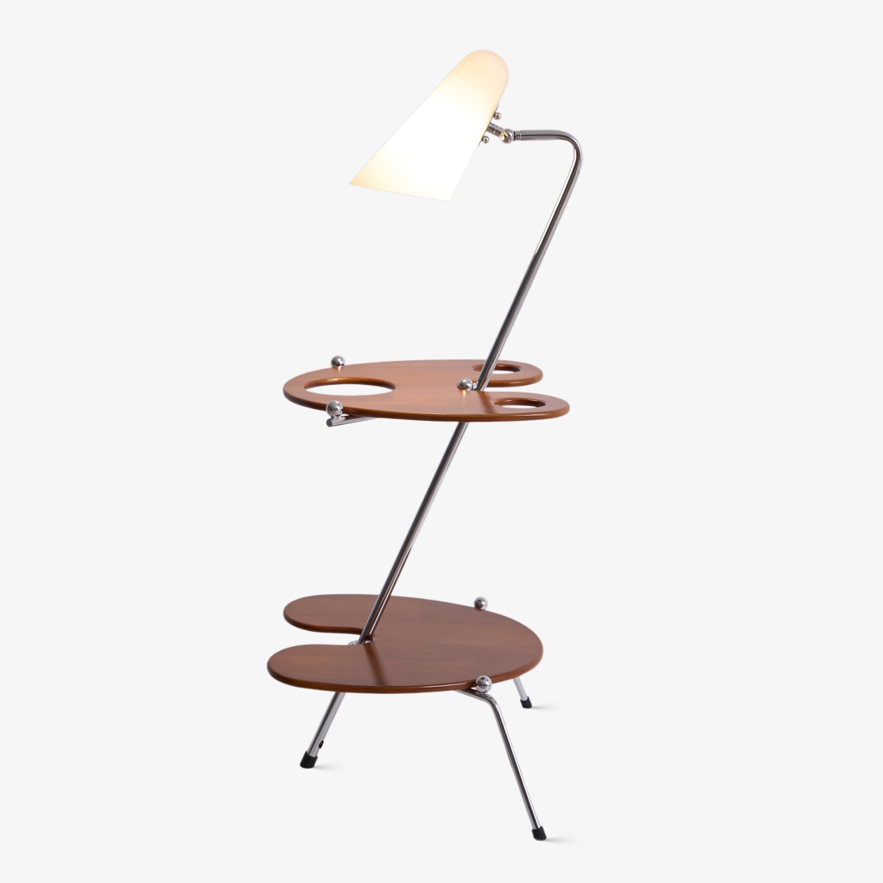 Vaughn Modern Wood Floor Lamp-Neutral Decor