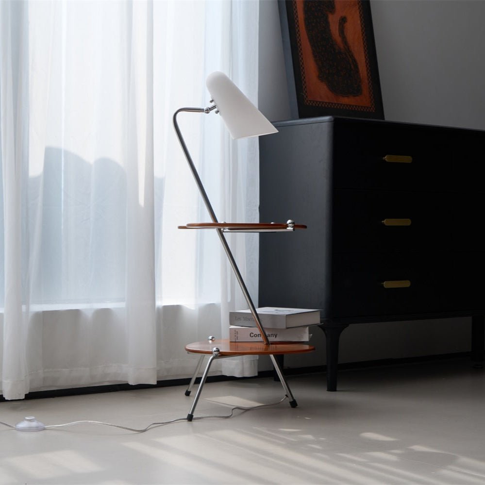 Vaughn Modern Wood Floor Lamp-Neutral Decor