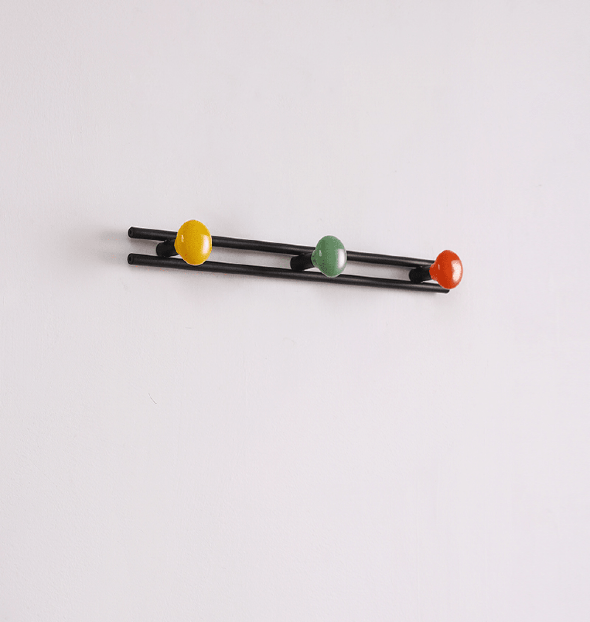 Pallini Ceramic Knob Wall Coat Rack-Neutral Decor