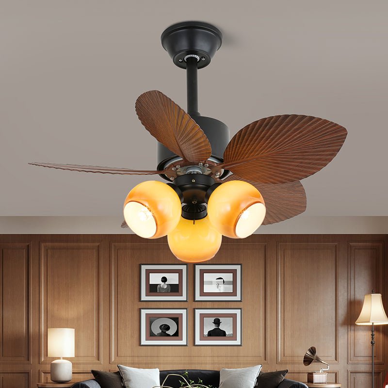 Liora Tropical Wood Ceiling Fan Light-Neutral Decor