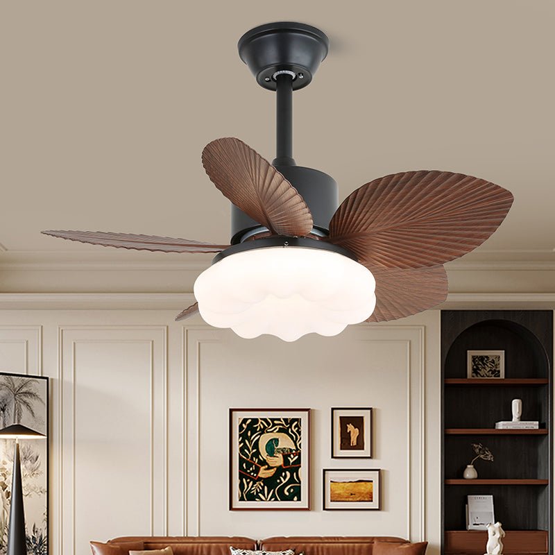 Liora Tropical Wood Ceiling Fan Light-Neutral Decor