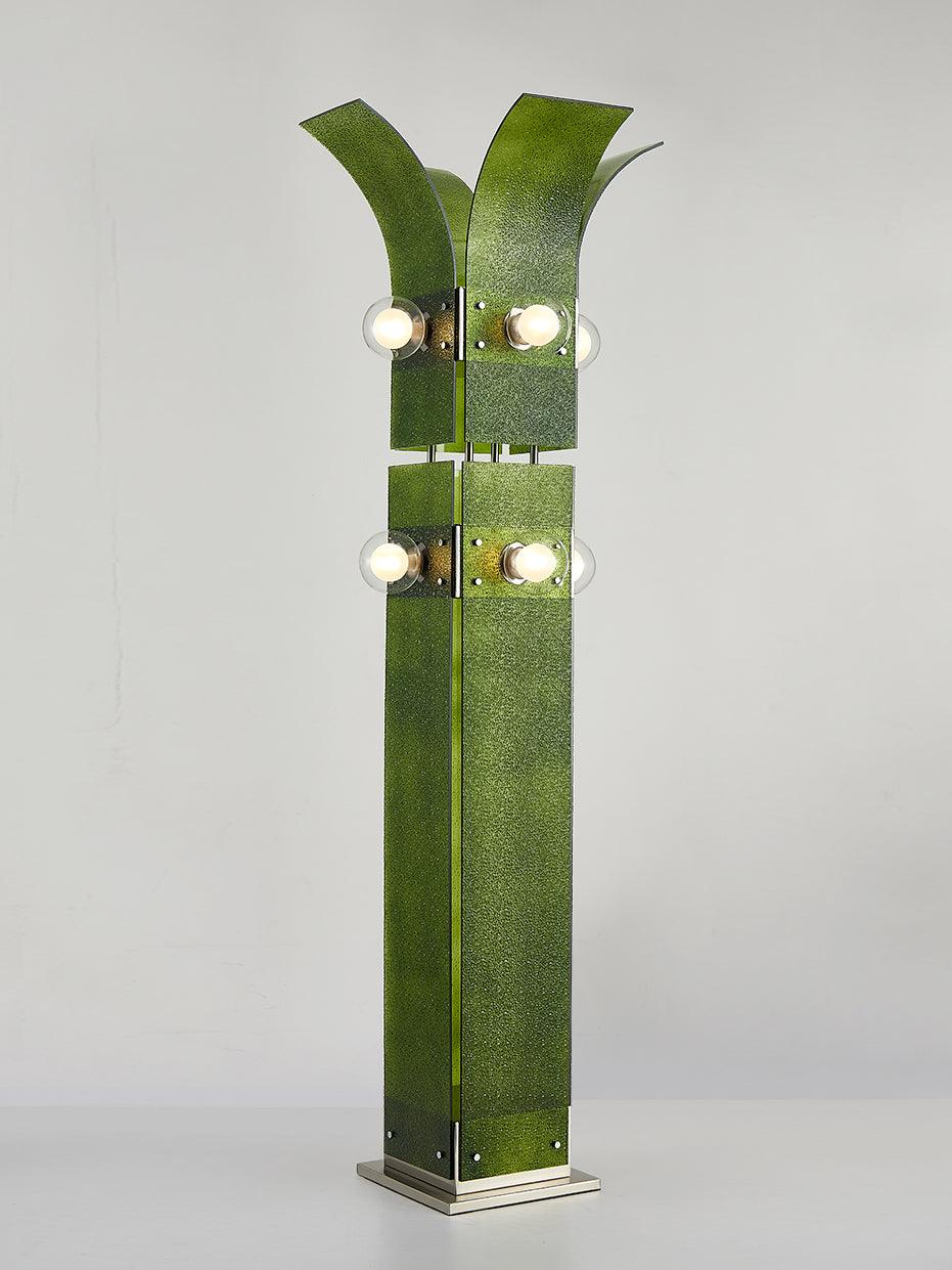 Erliren Art Deco Acrylic Floor Lamp-Neutral Decor