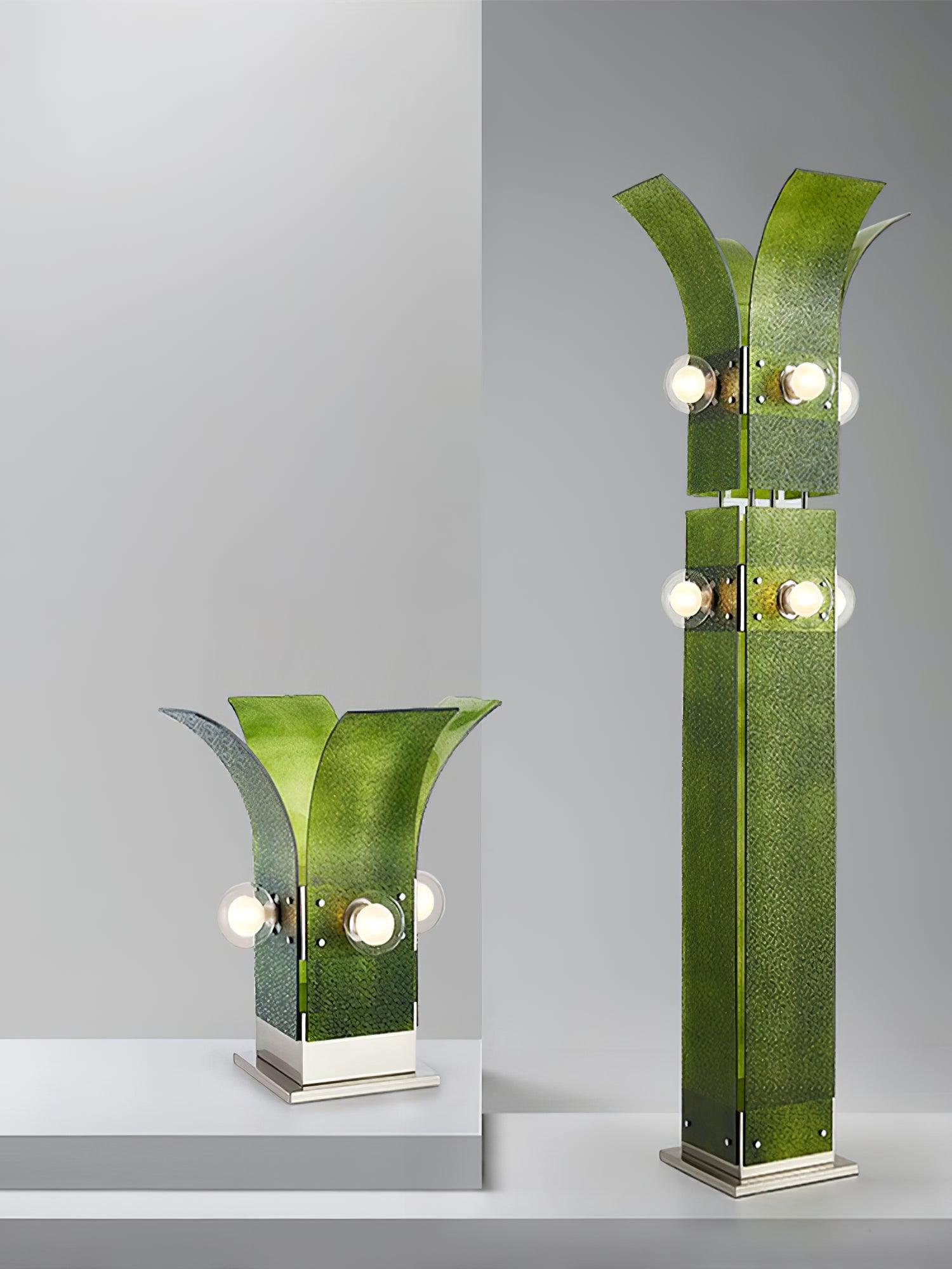 Erliren Art Deco Acrylic Floor Lamp-Neutral Decor