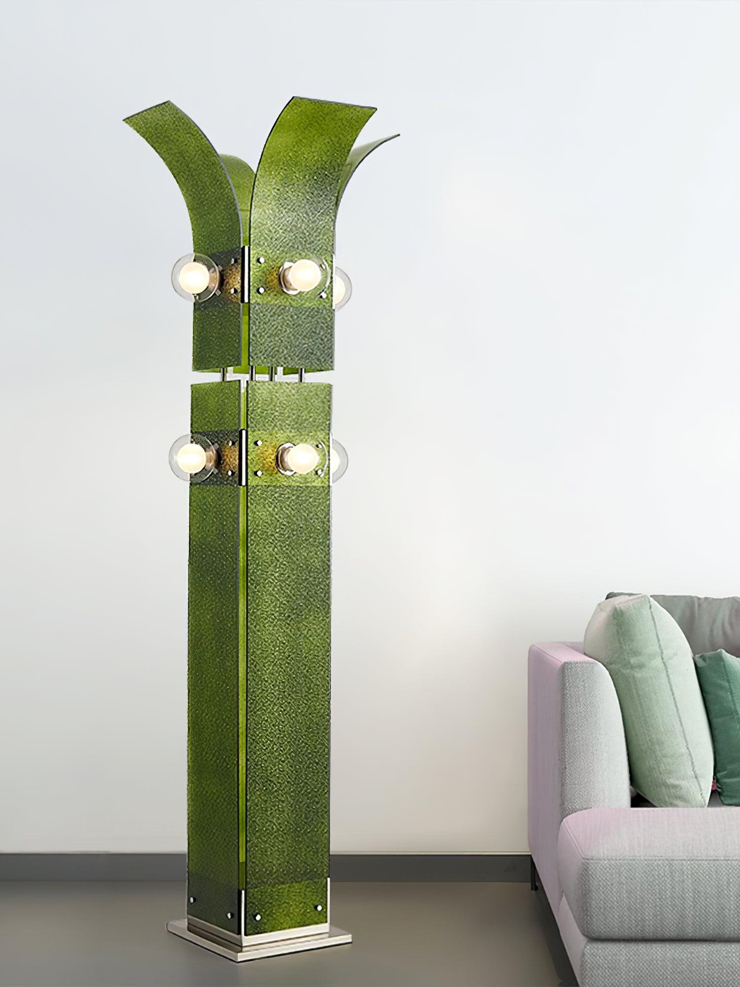 Erliren Art Deco Acrylic Floor Lamp-Neutral Decor