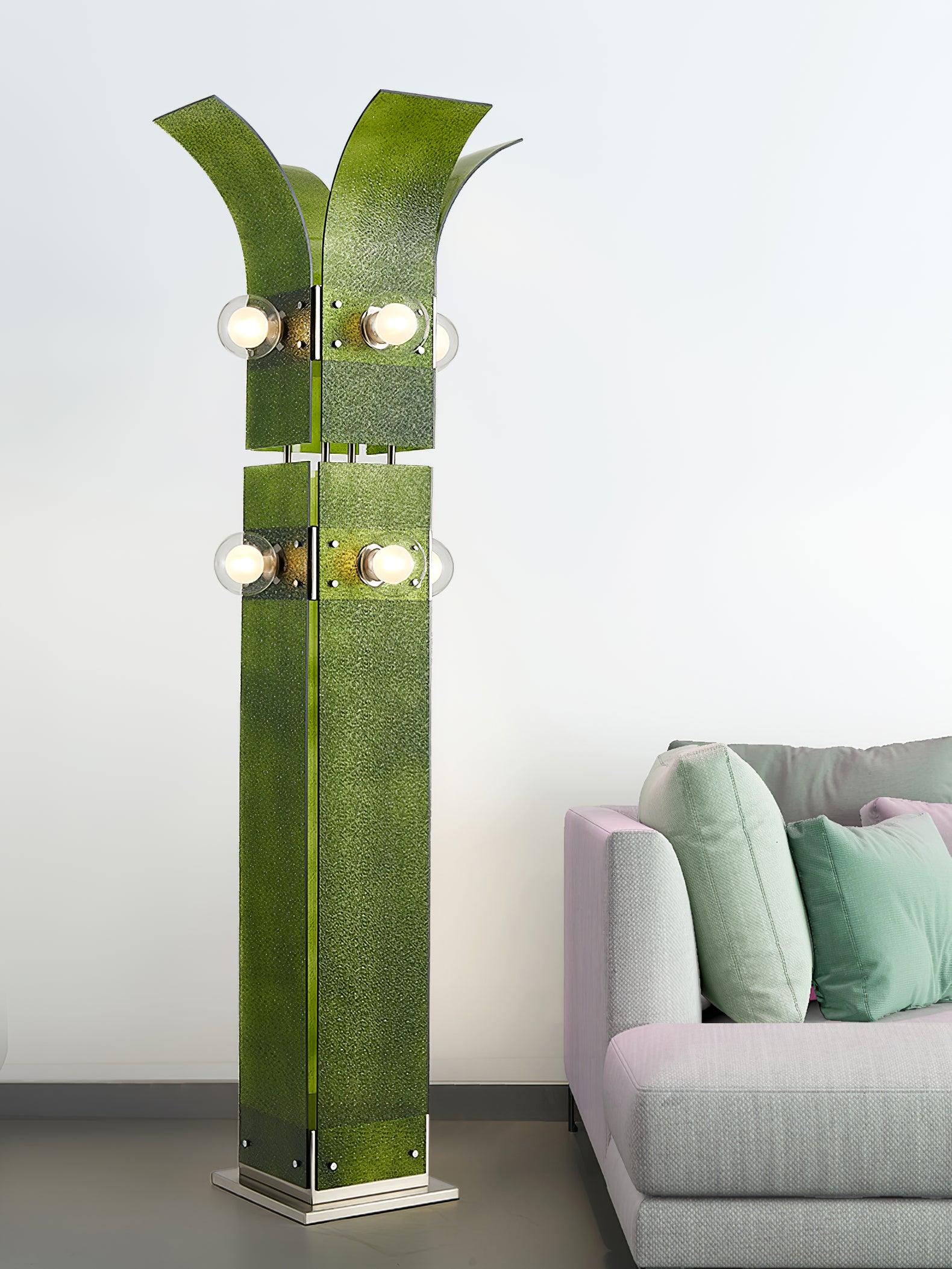 Erliren Art Deco Acrylic Floor Lamp-Neutral Decor
