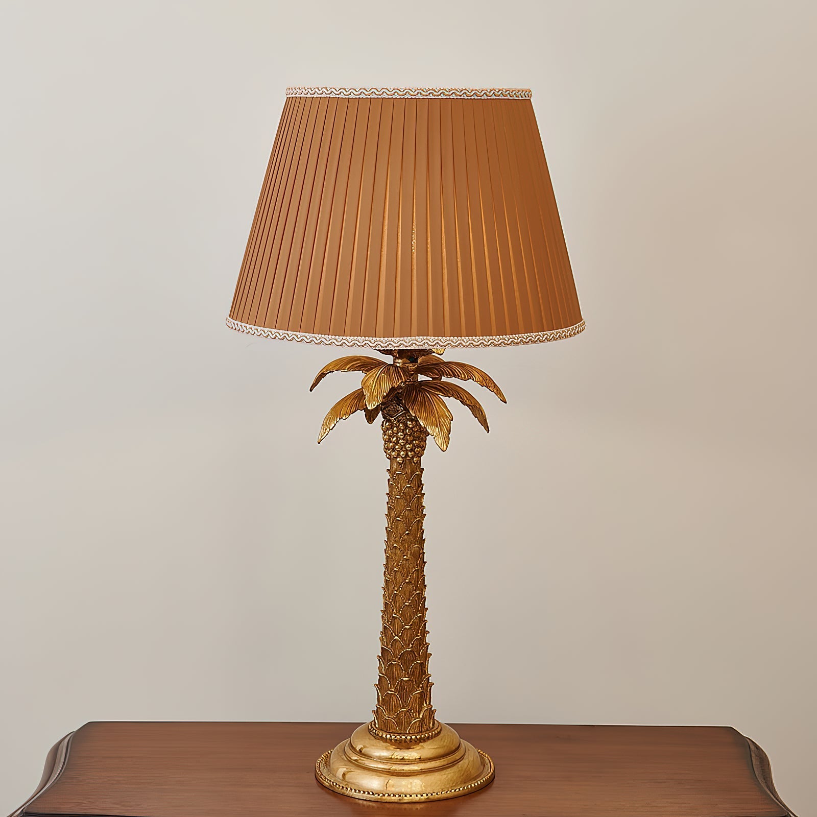 Dimensional drawing of the Palm Tree Table Lamp.
