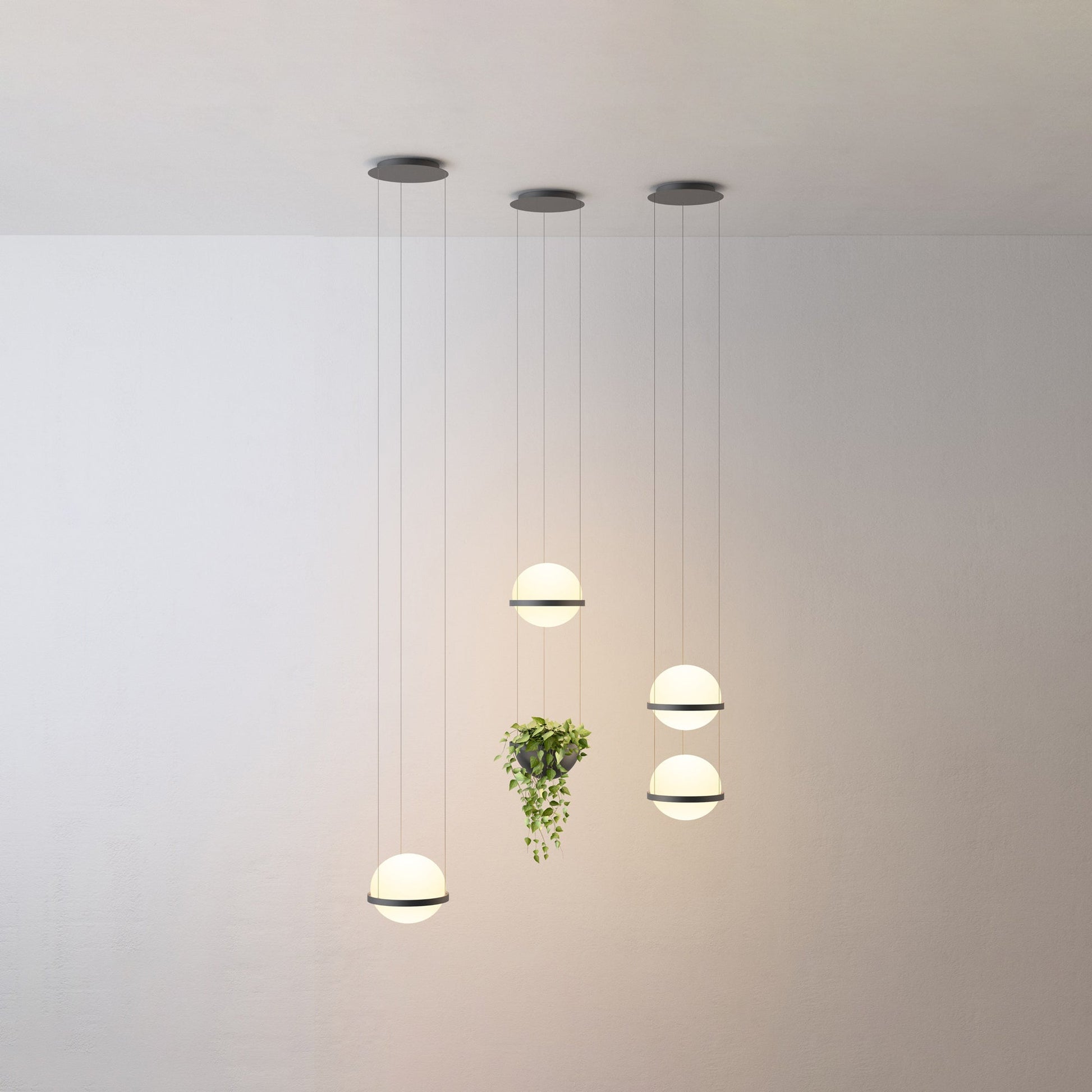 Coriel Acrylic Contemporary Pendant Lamp-Neutral Decor