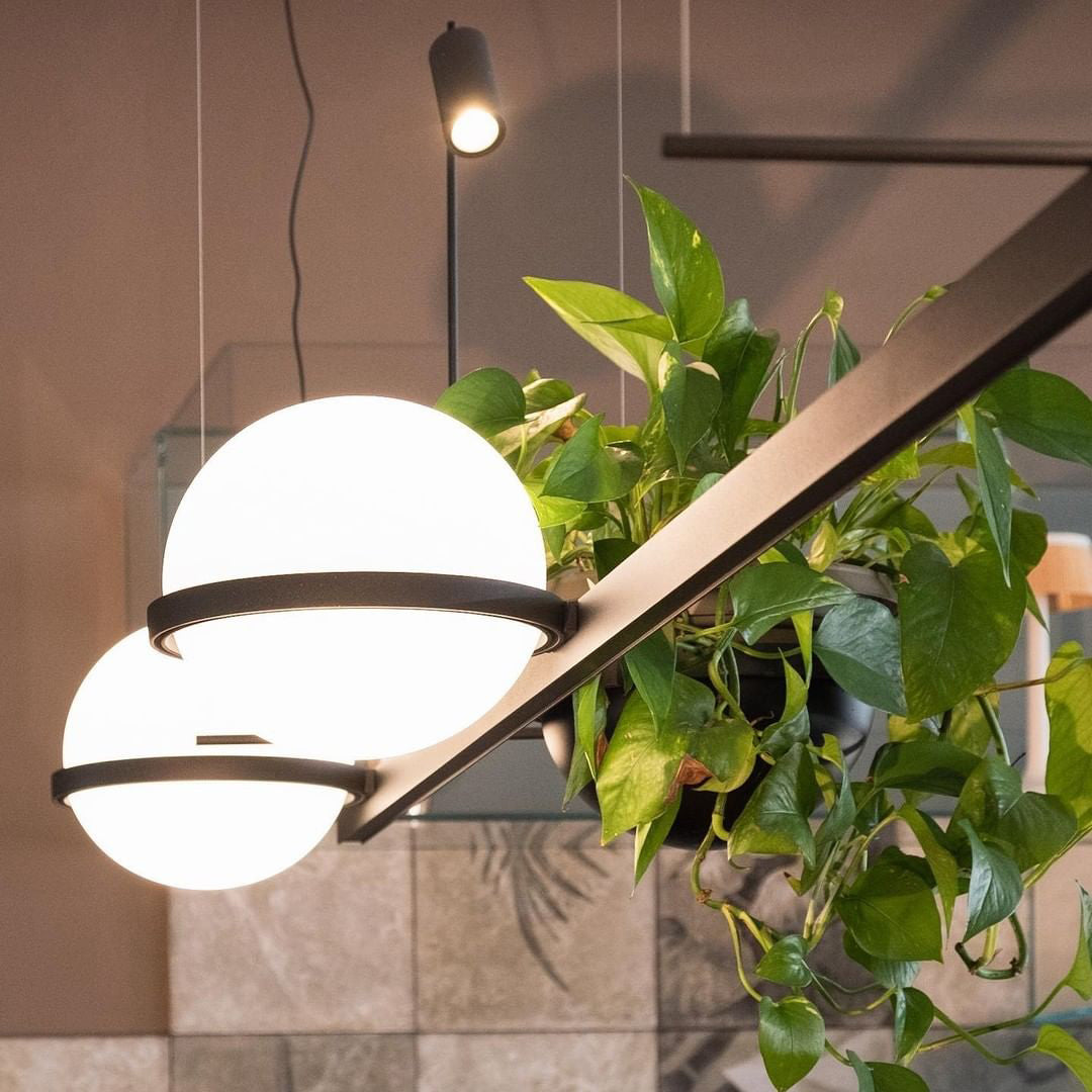Coriel Acrylic Contemporary Pendant Lamp-Neutral Decor