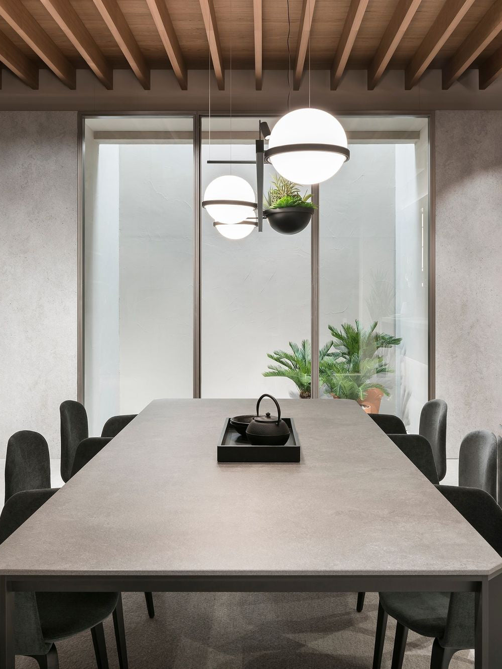 Coriel Acrylic Contemporary Pendant Lamp-Neutral Decor