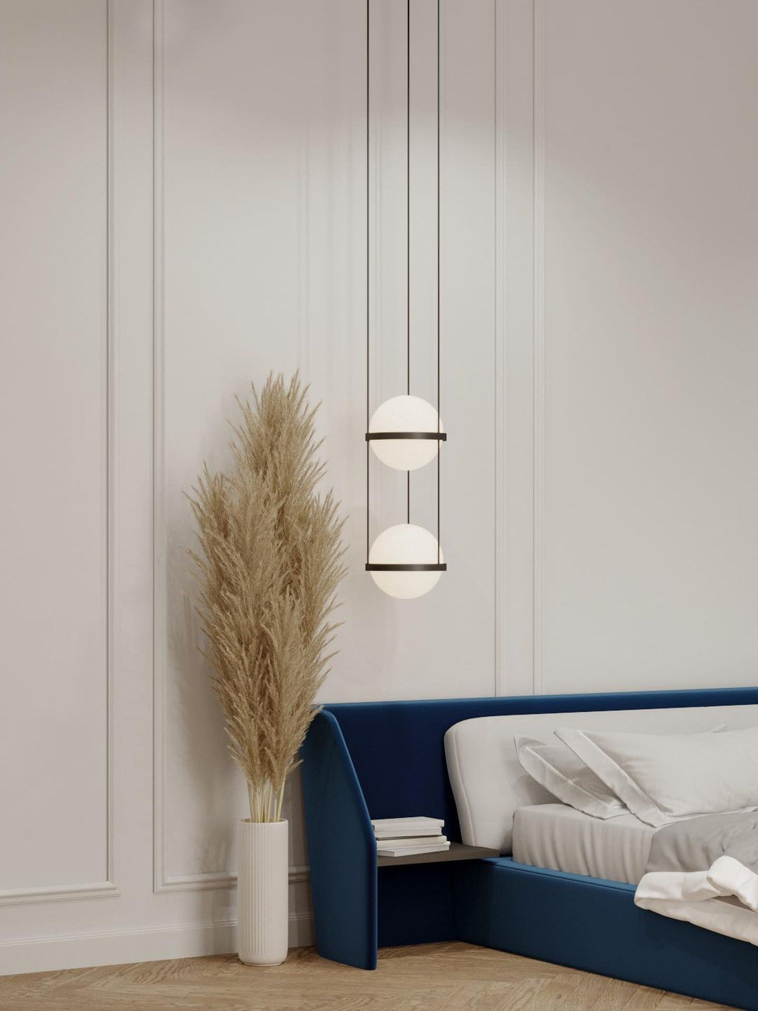 Coriel Acrylic Contemporary Pendant Lamp-Neutral Decor
