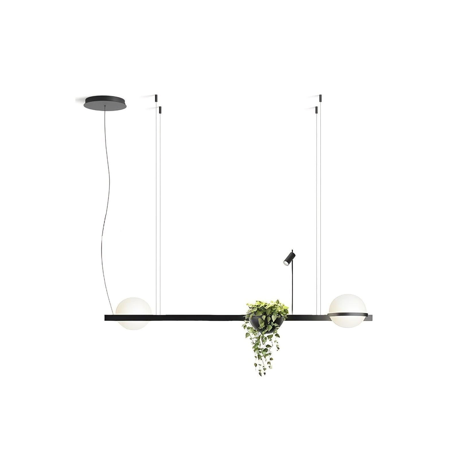Coriel Acrylic Contemporary Pendant Lamp-Neutral Decor