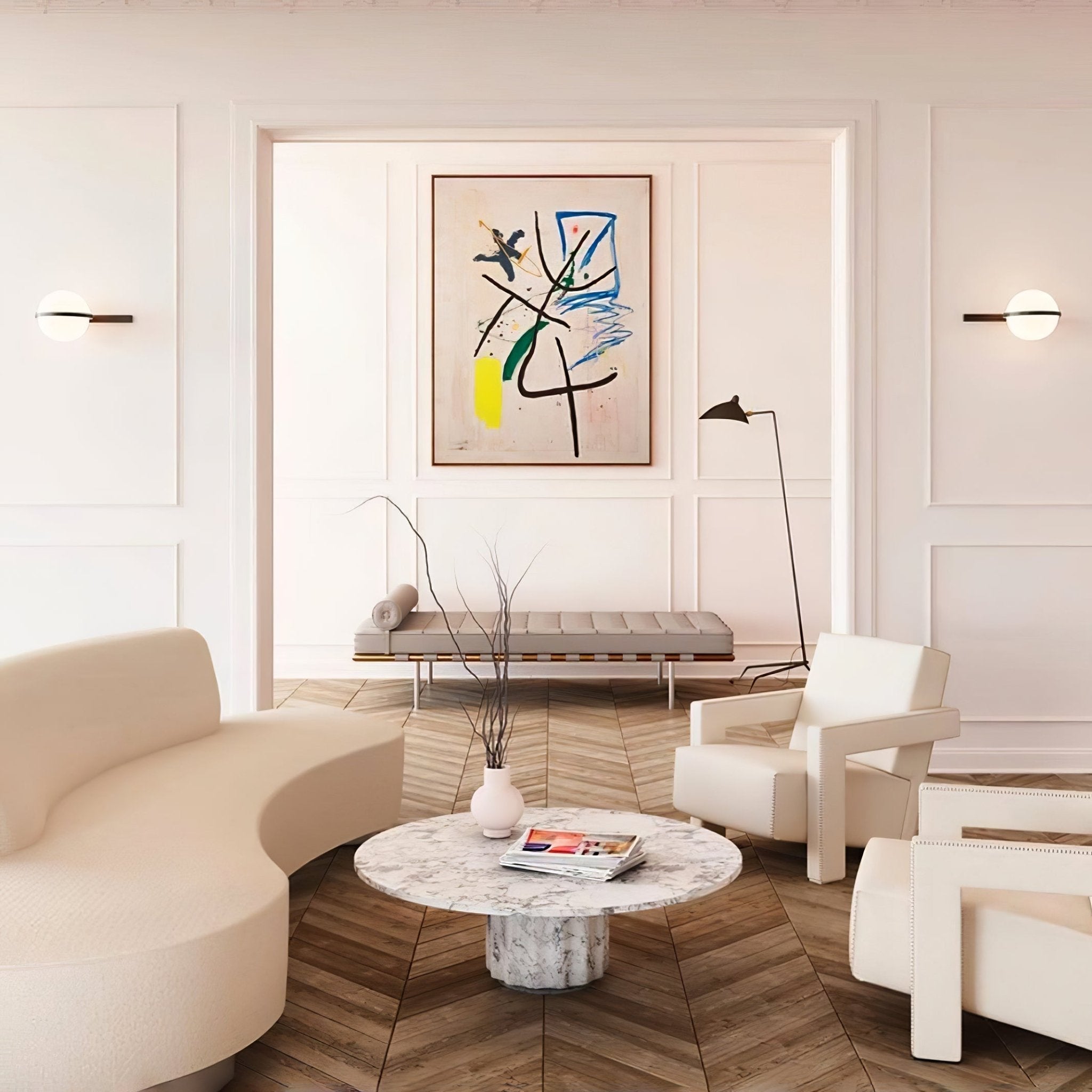 Vasila Modern Minimalist Indoor Outdoor Wall Light-Neutral Decor