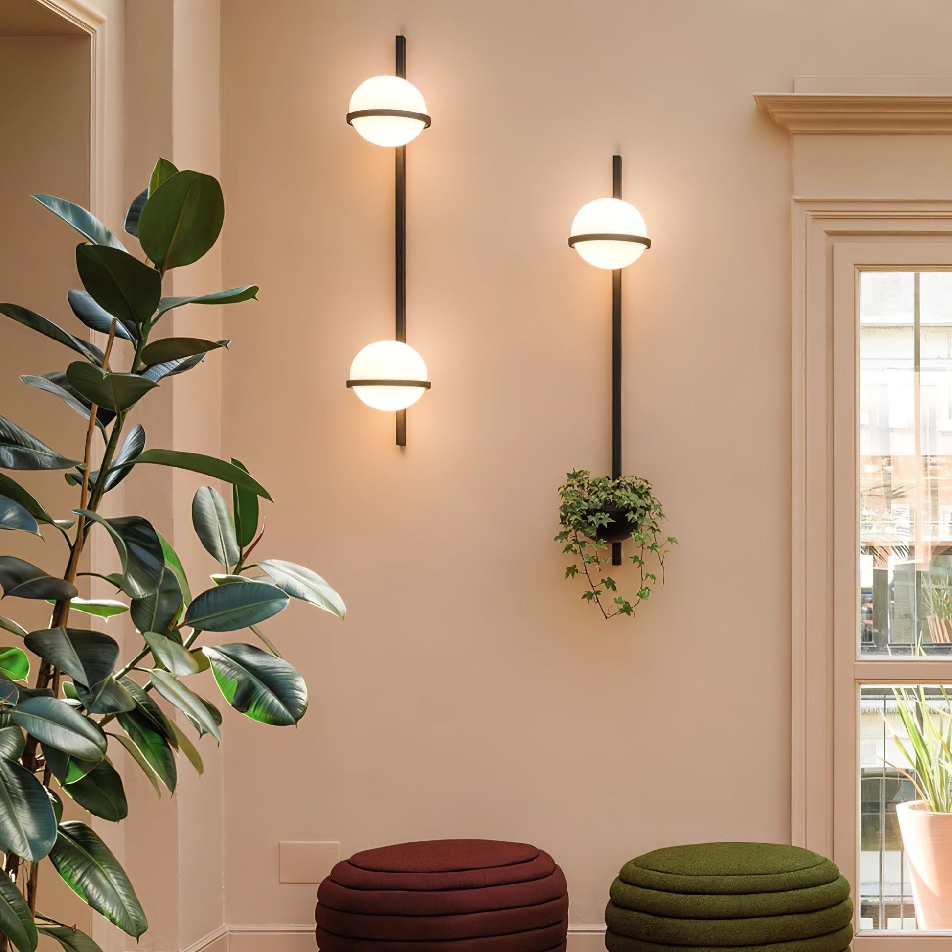 Vasila Modern Minimalist Indoor Outdoor Wall Light-Neutral Decor