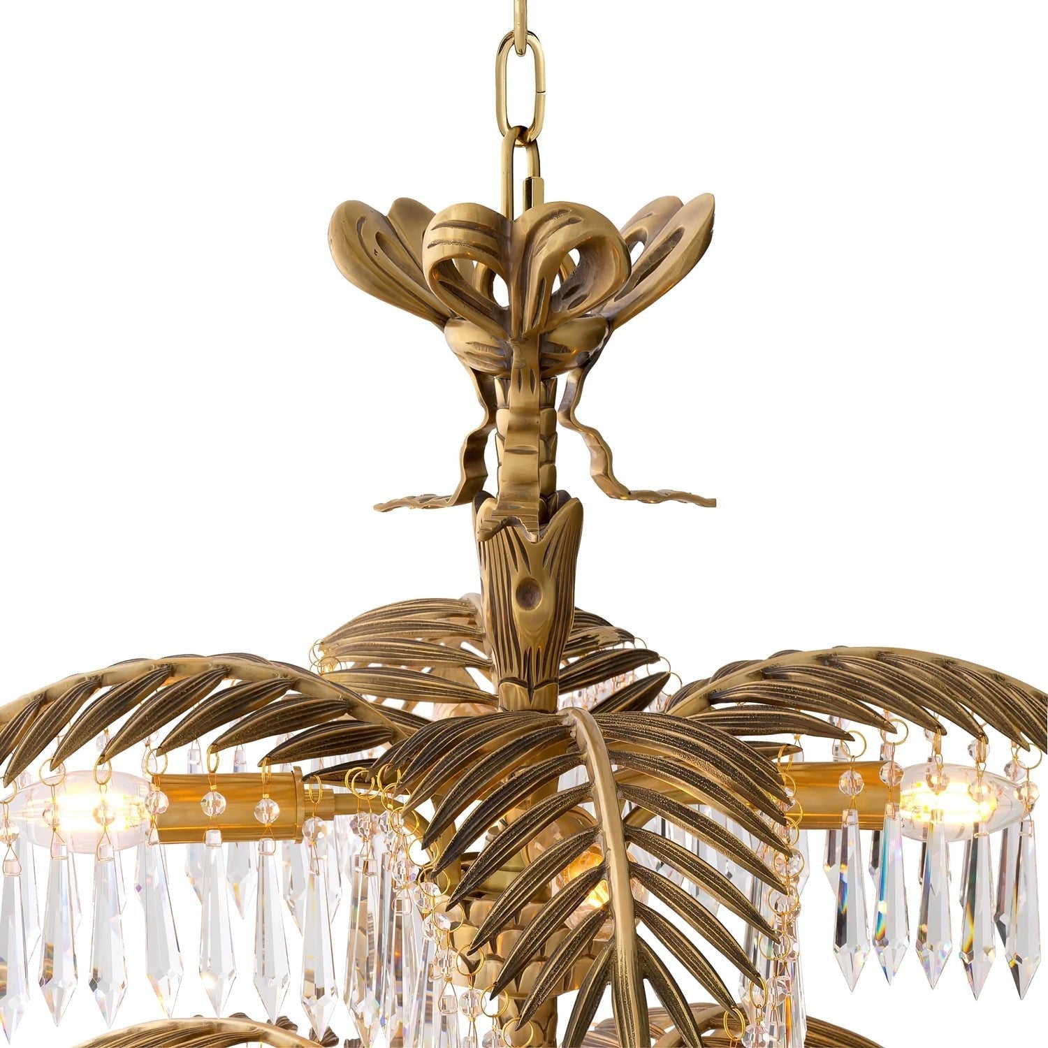 Zorlen Brass Chandelier-Neutral Decor