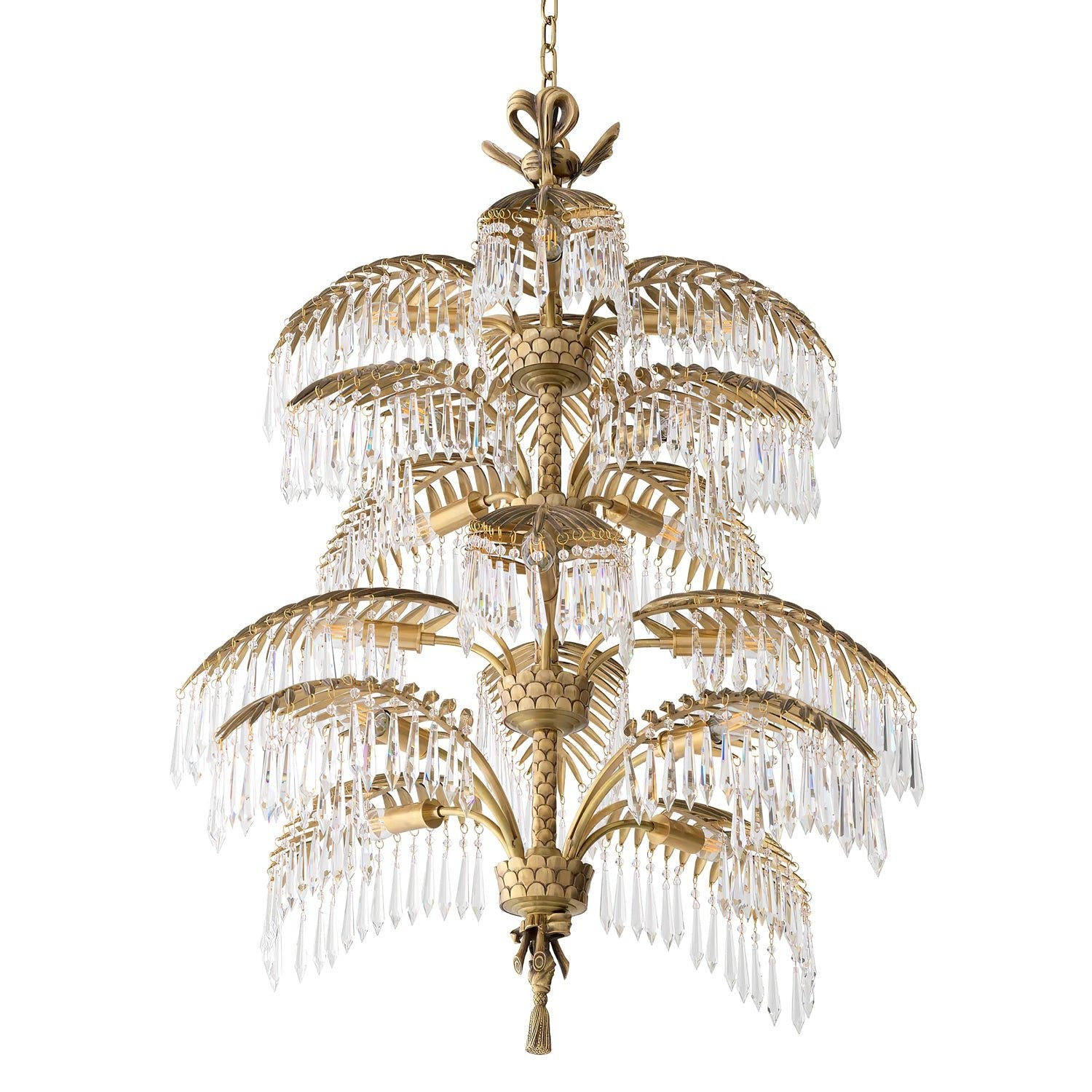 Zorlen Brass Chandelier-Neutral Decor