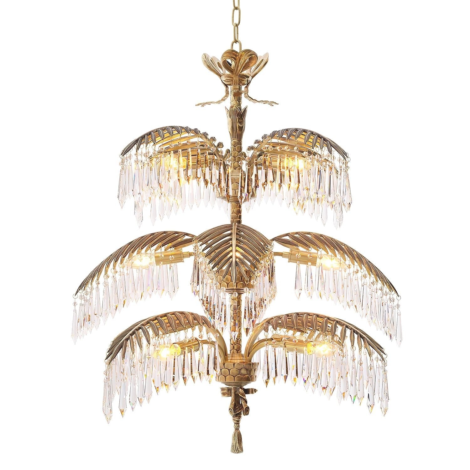 Zorlen Brass Chandelier-Neutral Decor