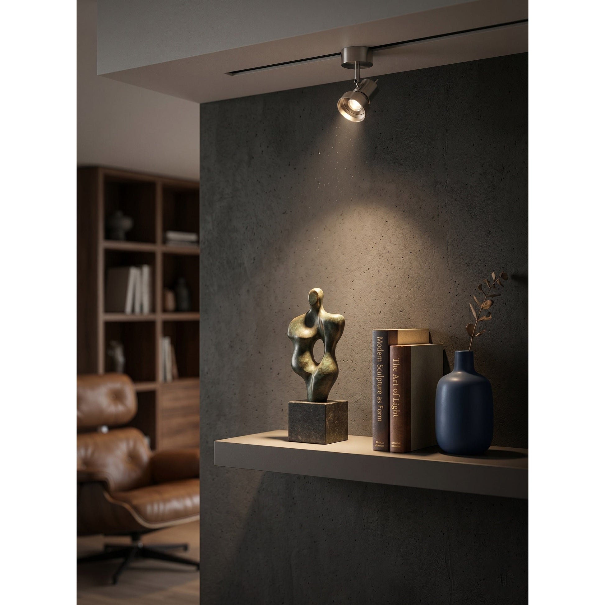 The flush mount used as task lighting over a kitchen island.