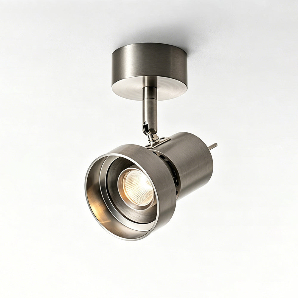 The warm 3000K light glowing from the Palmoni fixture.