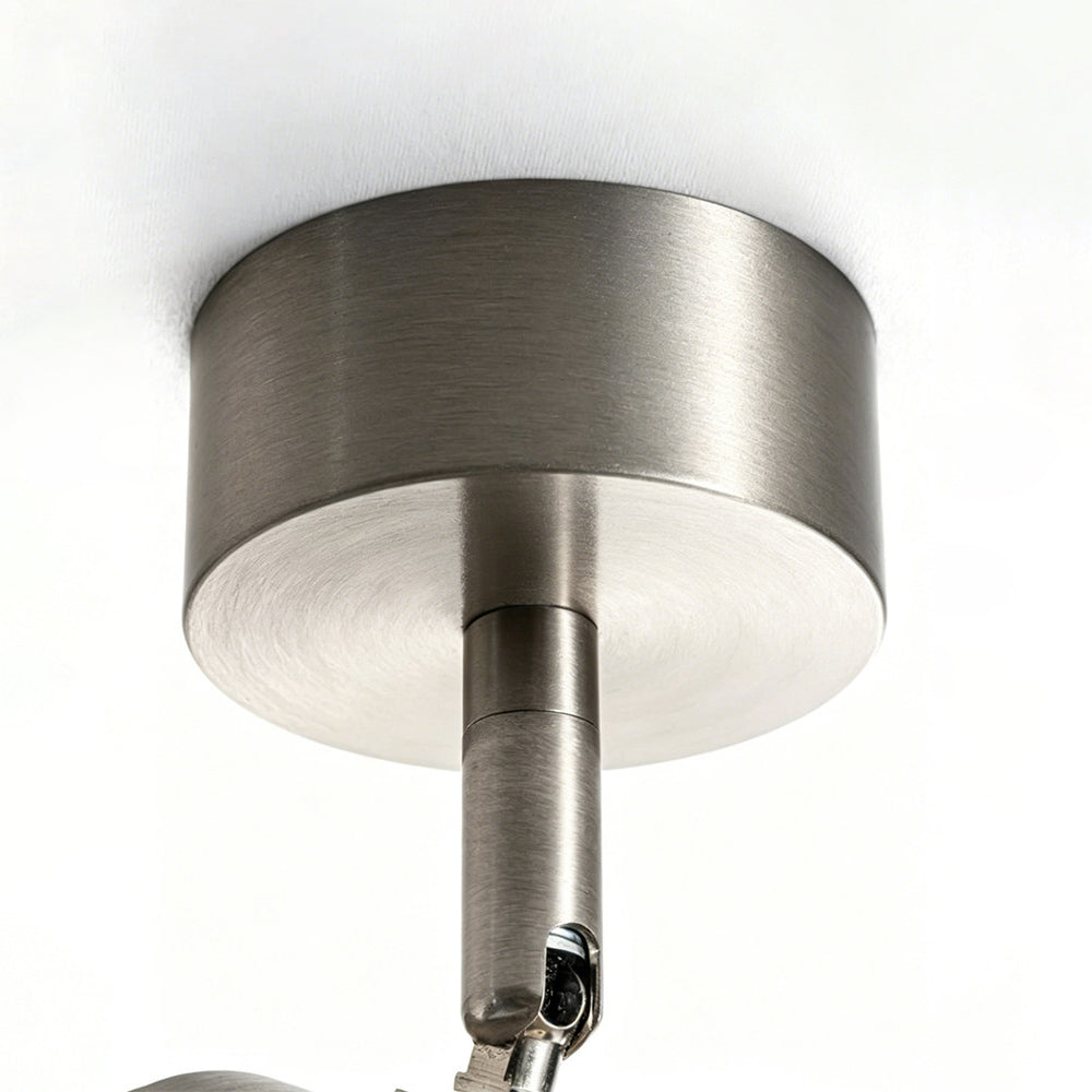 Size comparison between the small and large Palmoni flush mounts.