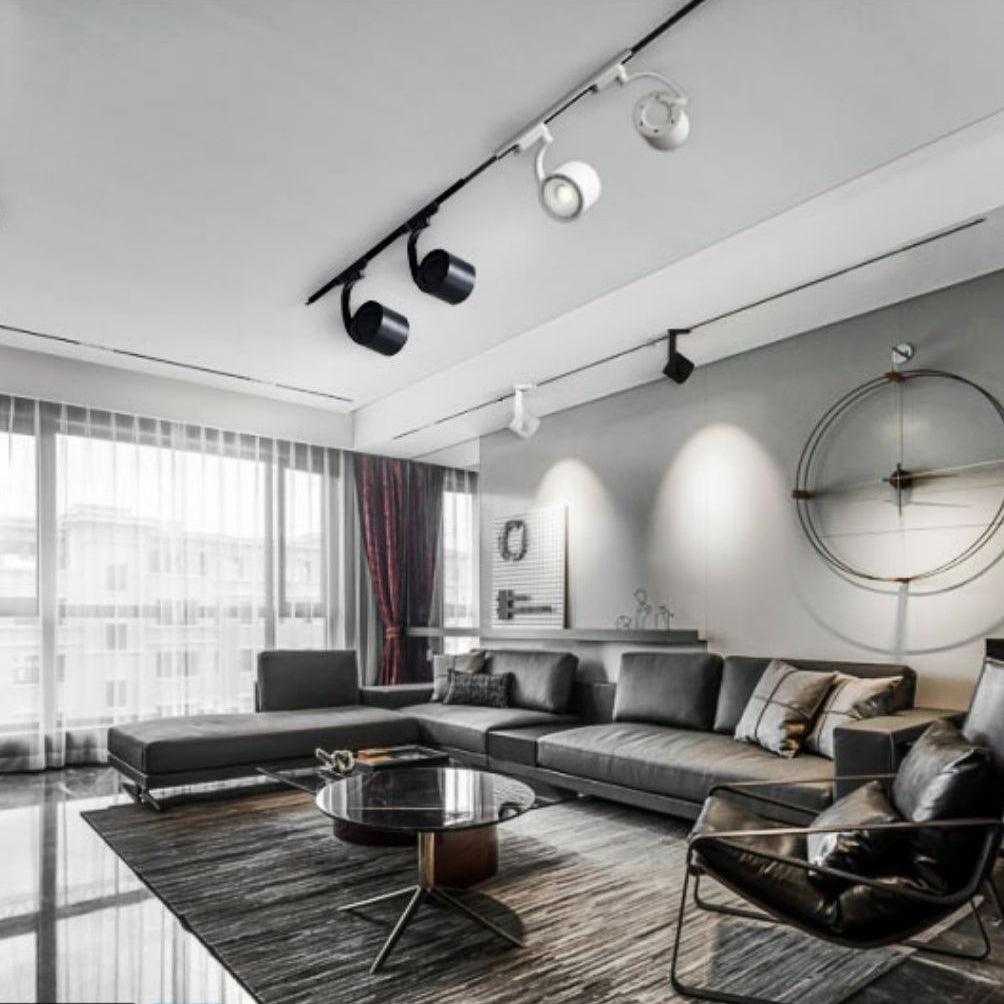 Focus Sleek Aluminum Ceiling Light-Neutral Decor