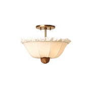 Greshamwick Linen Flush Mount Ceiling Light