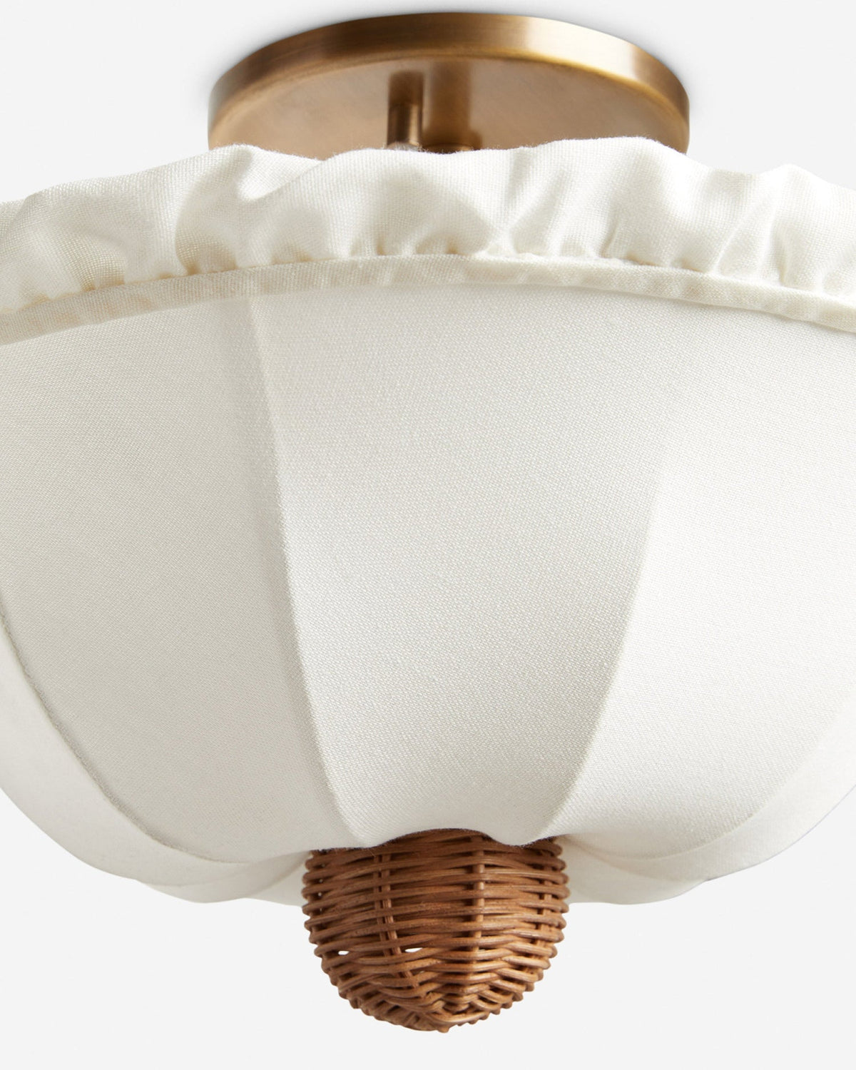 Greshamwick Linen Flush Mount Ceiling Light